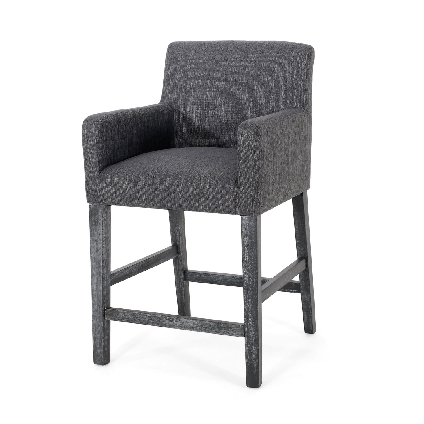 Serenitia - Upholstered Counter Chair With Straight Arm Noble House