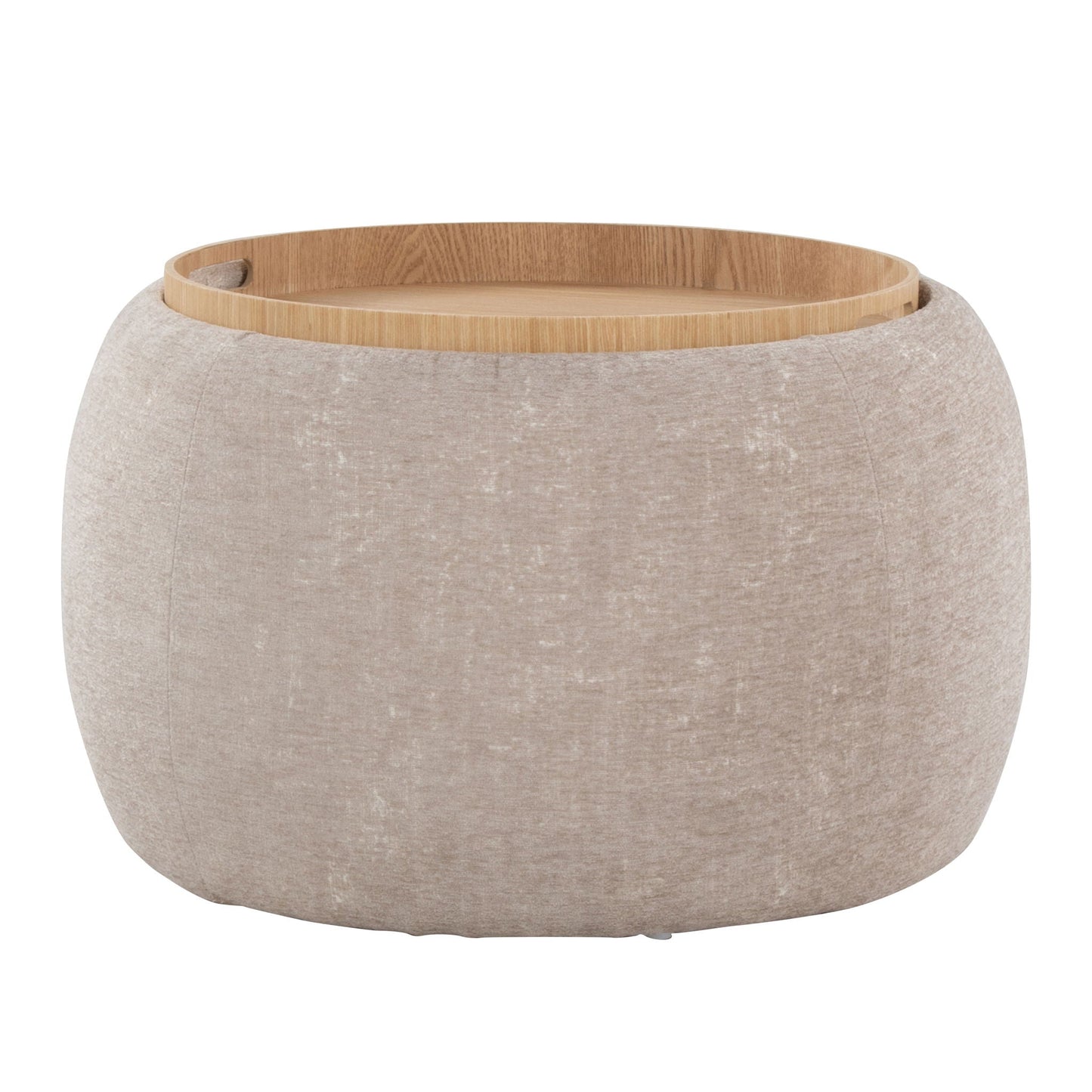 Tray - Pouf Contemporary Ottoman Lumi Source