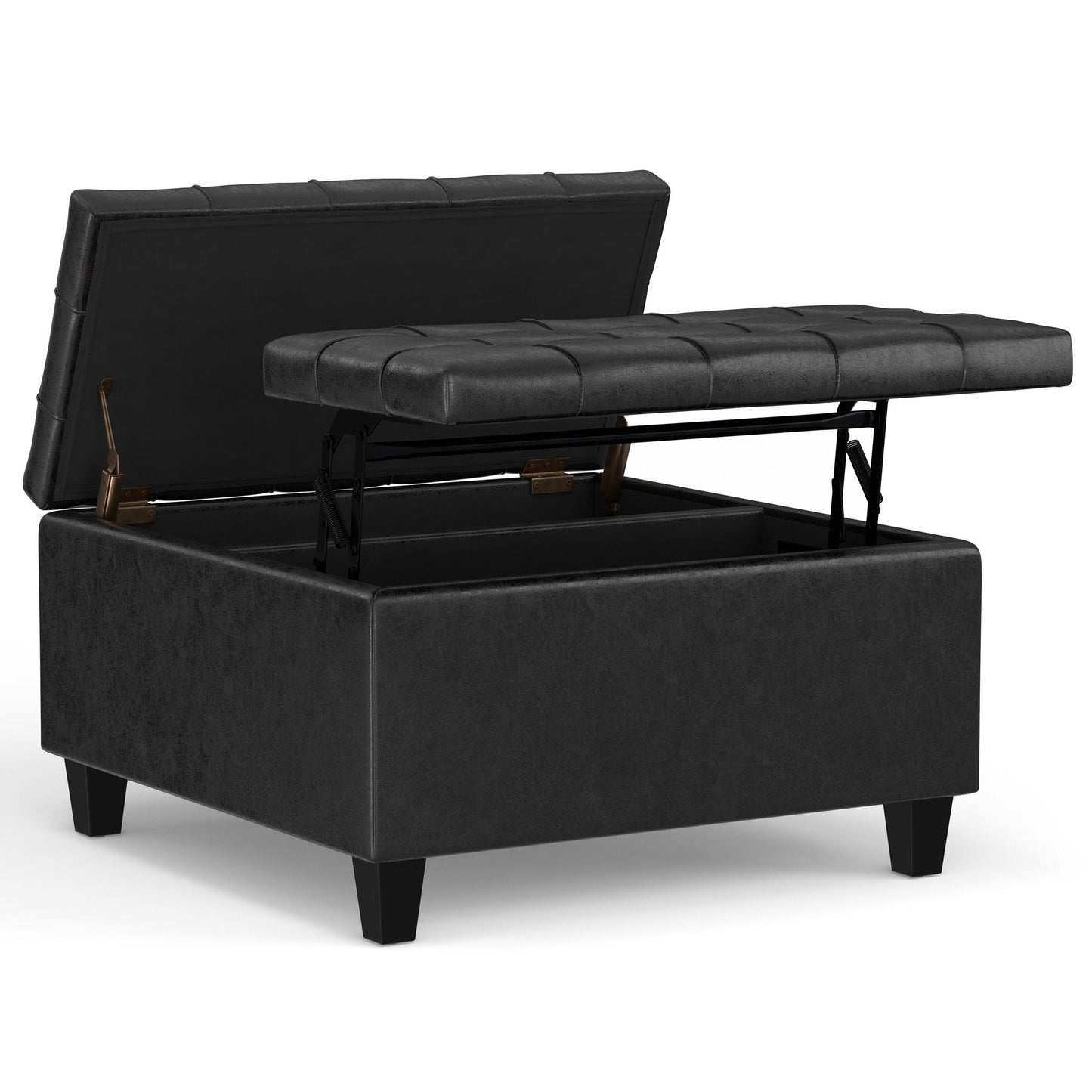 Harrison - Large Coffee Table Storage Ottoman Simpli-Home