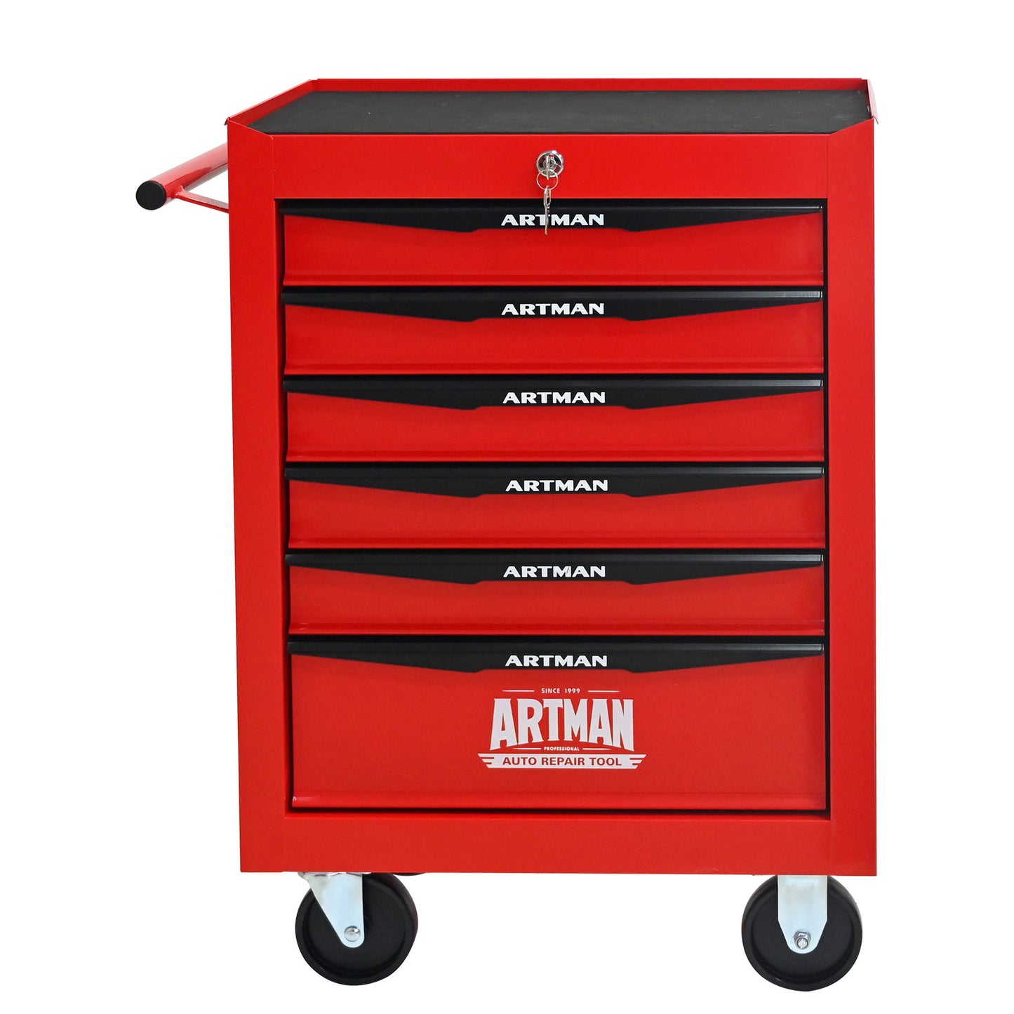 Rolling Metal Tool Chest With Drawers, Steel Storage Cabinet With Ball Bearing Slides Daily Nest