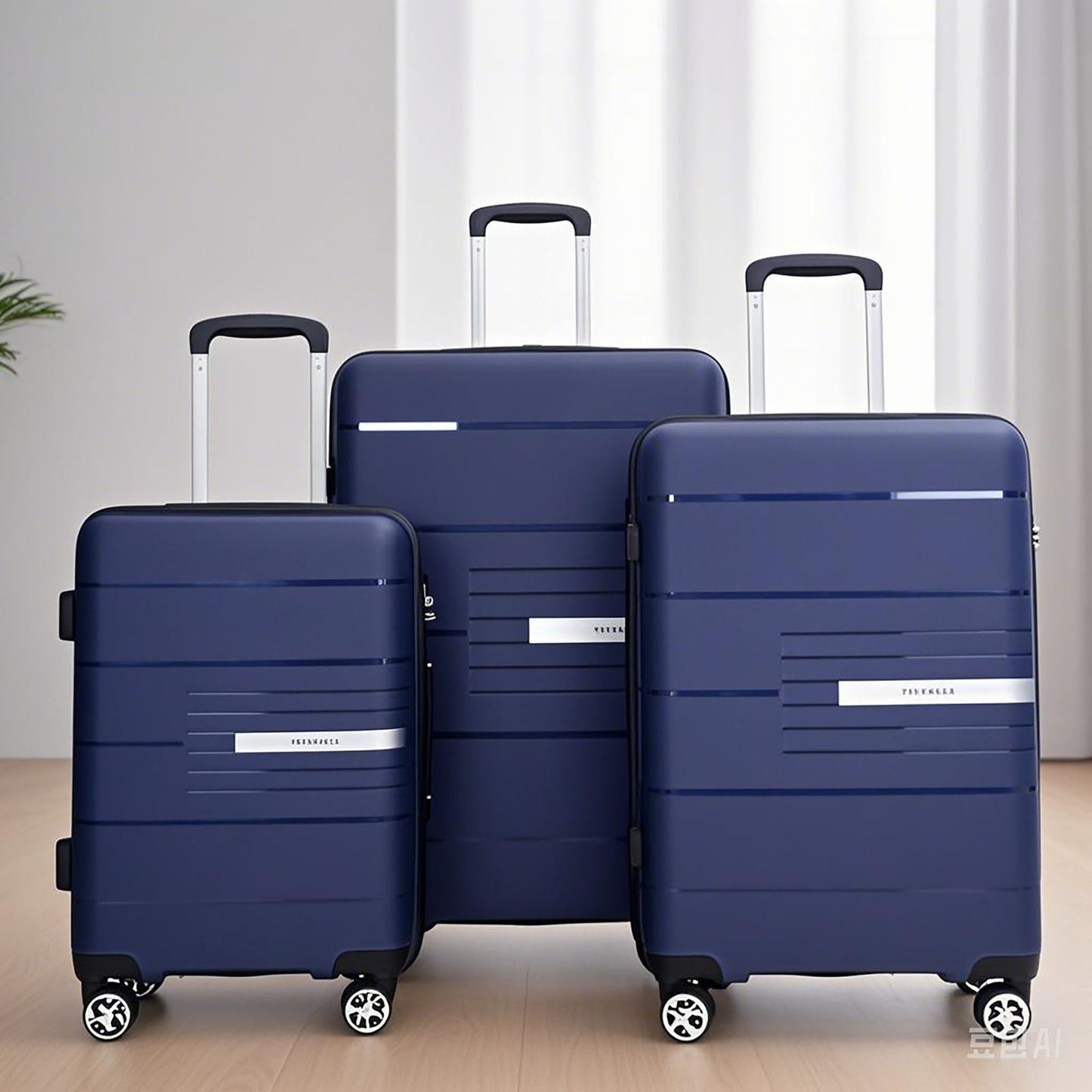 Hardshell Suitcase Double Spinner Wheels Luggage Sets, Lightweight With Tsa Lock, 3 Piece Set Daily Nest