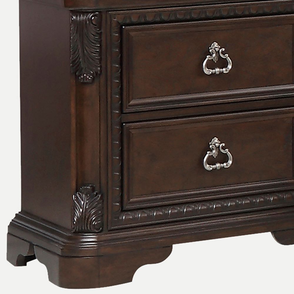 2 Drawer Nightstand - Mahogany Bernards Furniture
