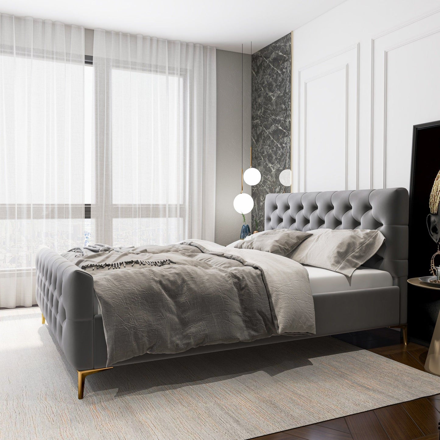 Bailey - Elegant Design Bed Ashcroft Furniture
