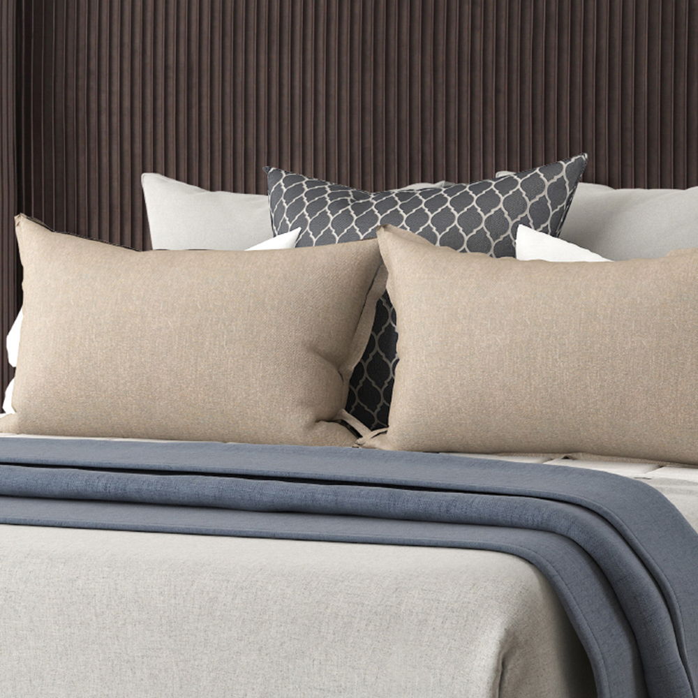 Upholstered Bed, Space-Saving Design Bernards Furniture
