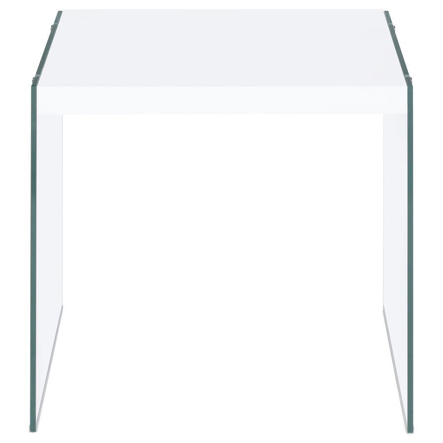 Opal - Rectangular Glass Frame Table Coaster Fine Furniture