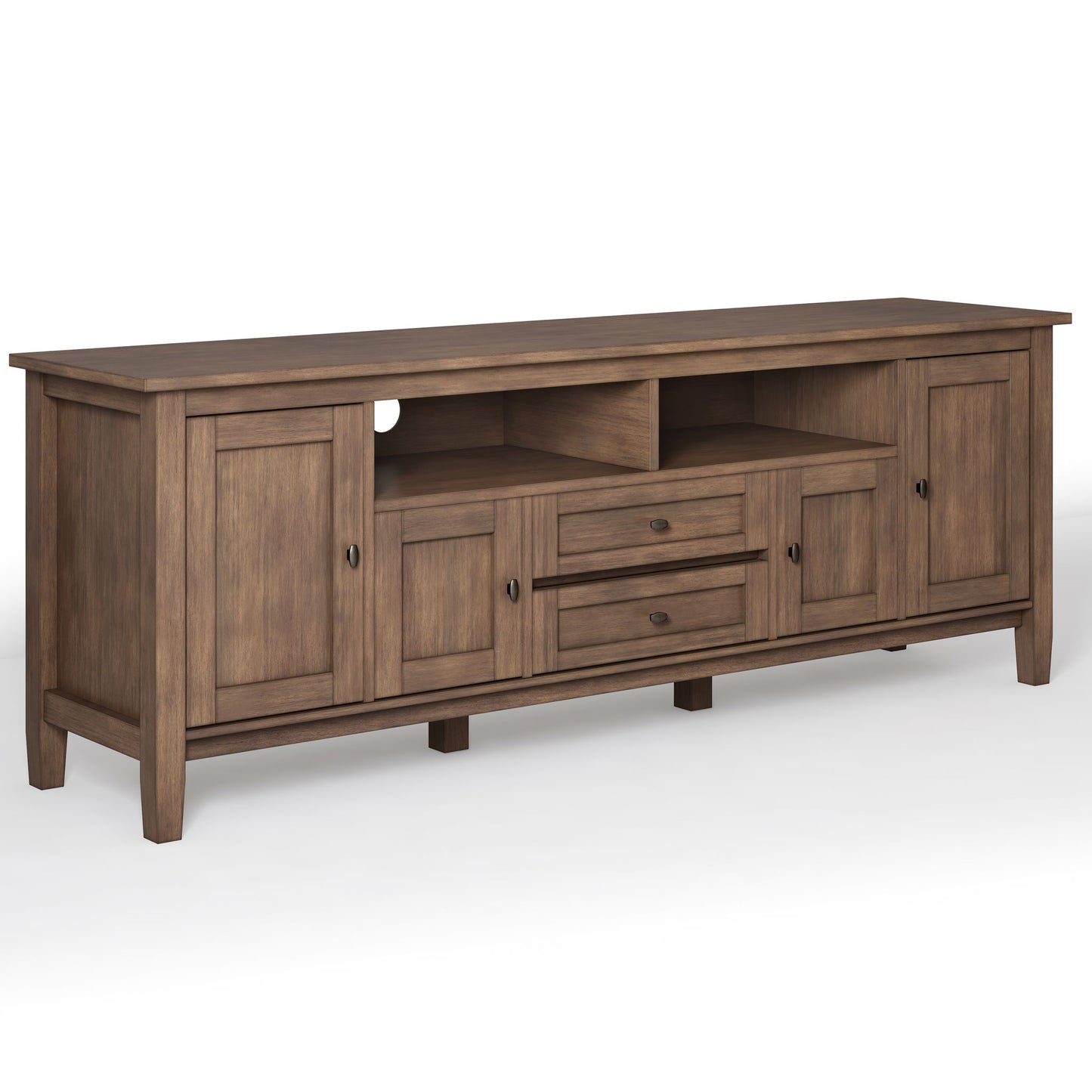 Warm Shaker - Handcrafted TV Media Stand Simpli-Home