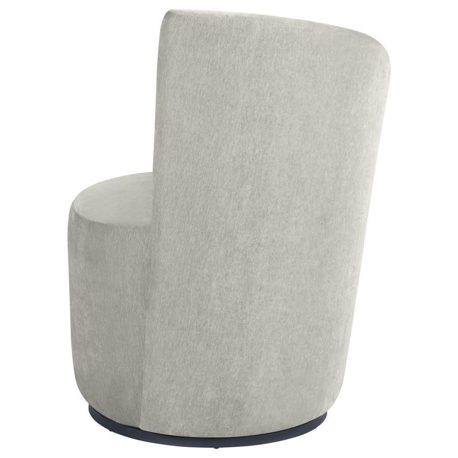 Nueva - Upholstered Swivel Chair Curved Backrest Coaster Fine Furniture