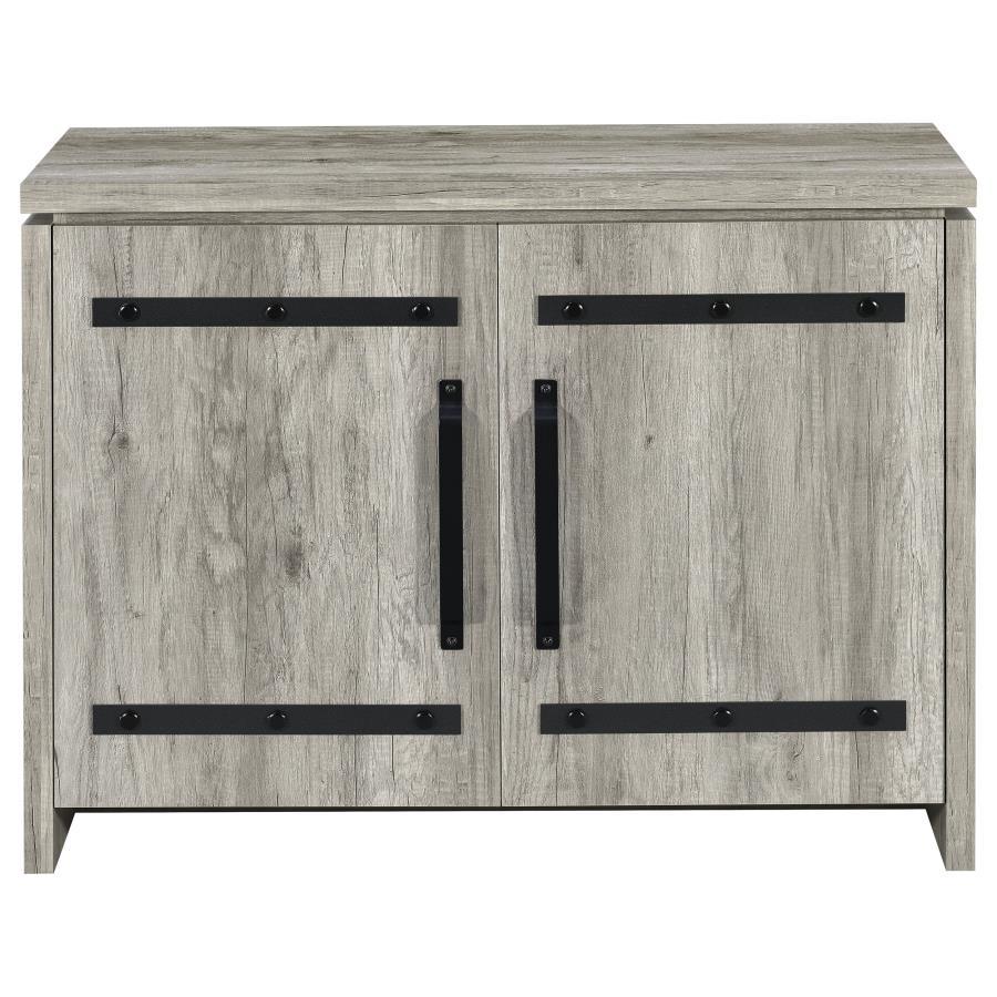 Enoch - 2 Door Engineered Wood Accent Cabinet - Gray Driftwood CoasterEveryday