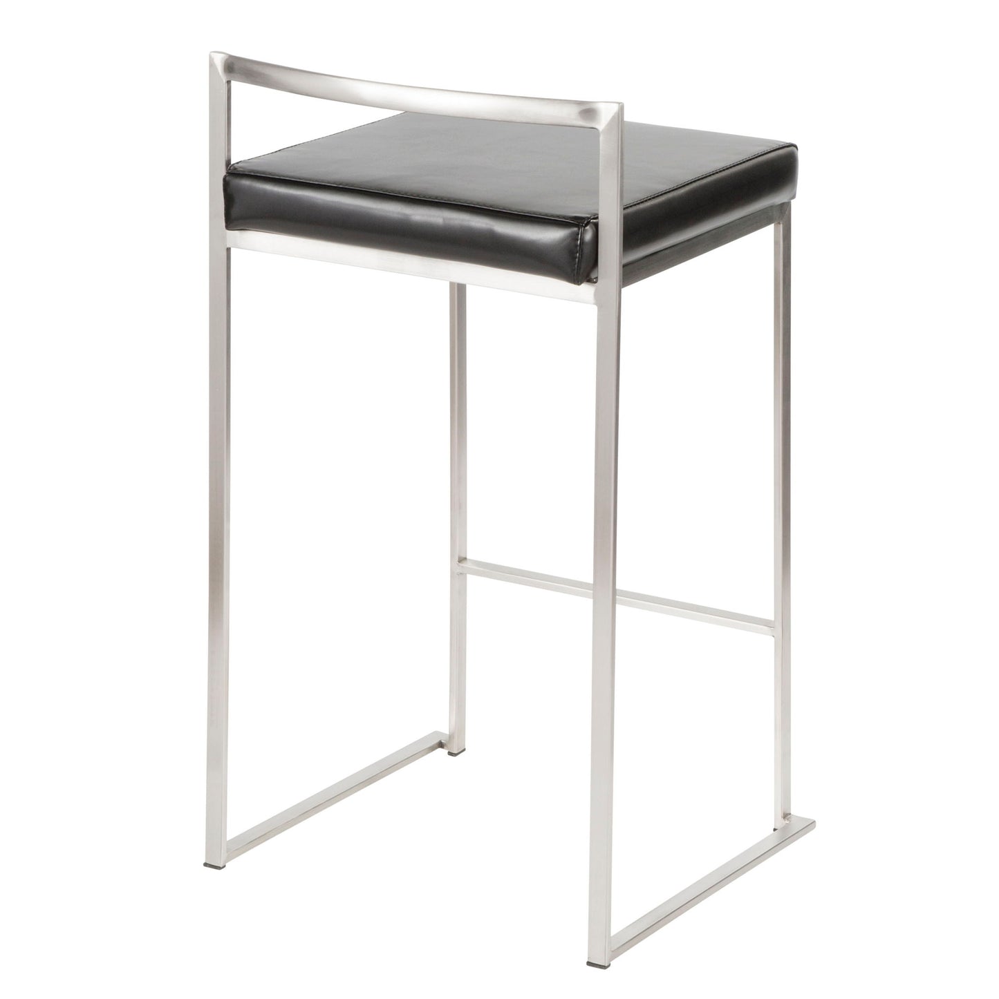 Fuji - Contemporary, Stackable Elegant Counter Stool (Set of 2) Lumi Source