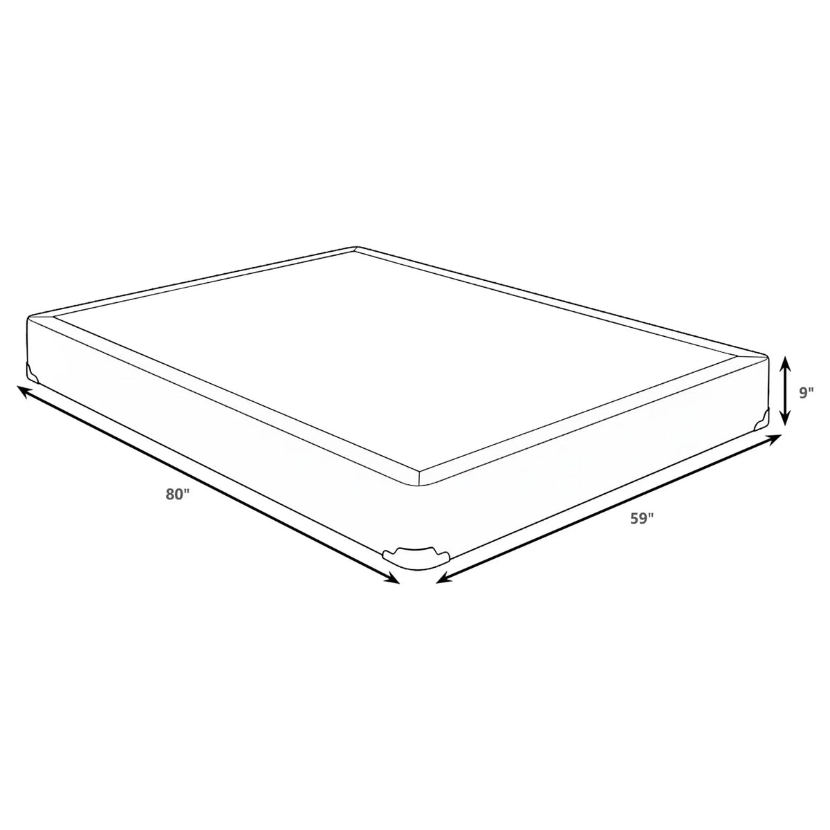 Standard Box Spring Foundation With Handcrafted Slat Support And Kara-Guard Padding Furniture Max
