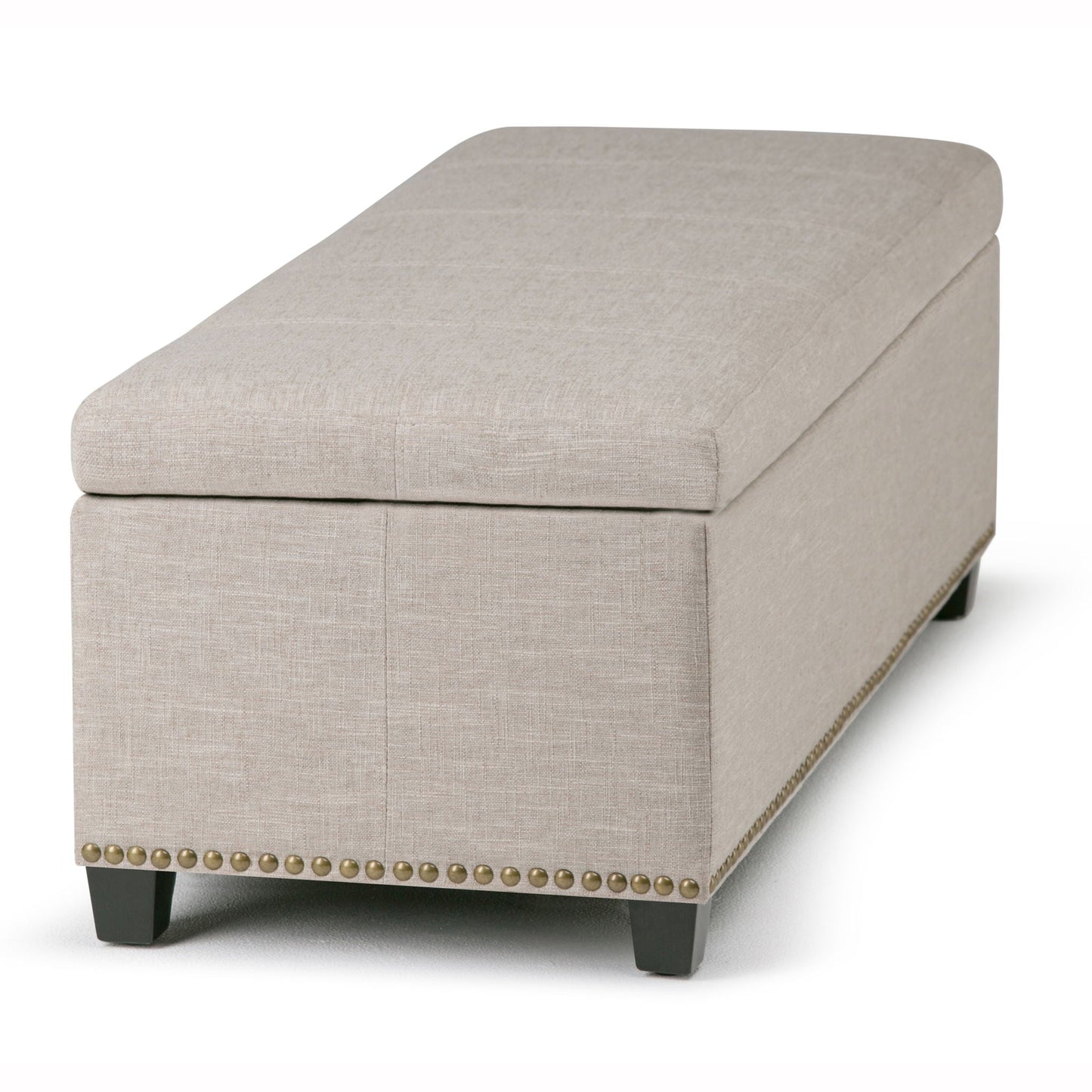 Kingsley - Upholstered Large Storage Ottoman Simpli-Home