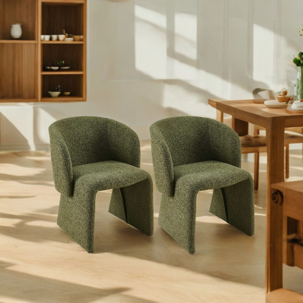 Modern Accent Chair Brown Single Sofa Chair, Upholstered Side Chair Teddy Comfy Chair For Dining Room / Bedroom / Living Room / Reception Home Essentials