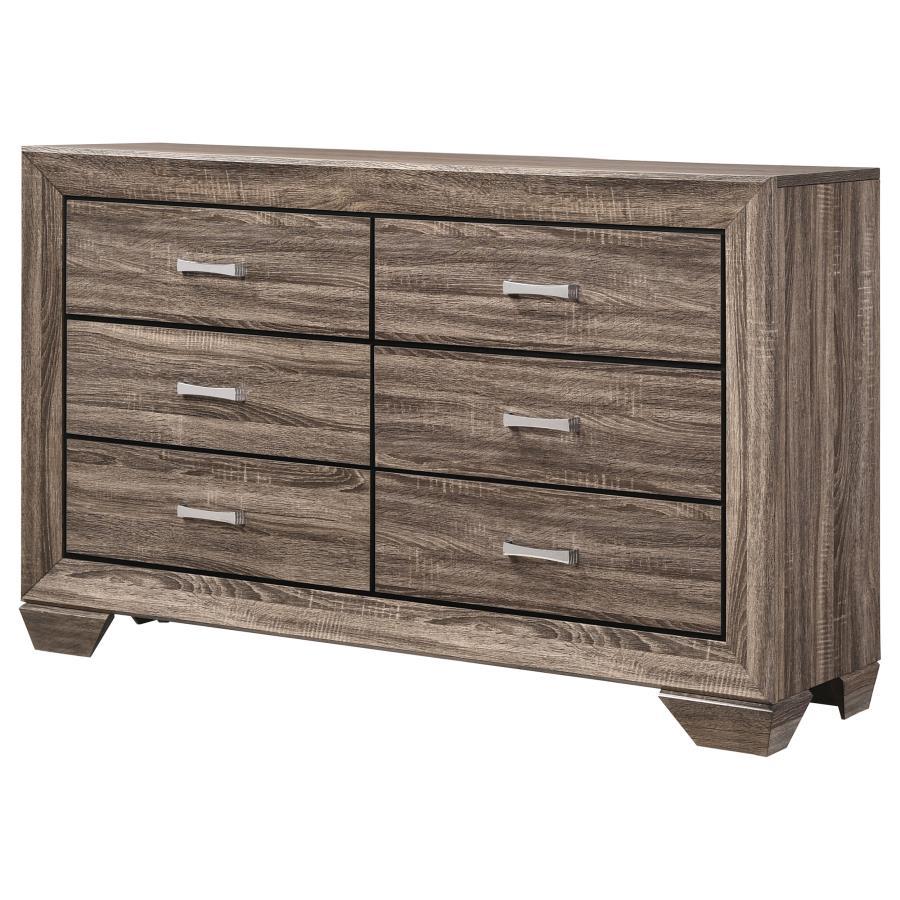 Kauffman - 6-Drawer Dresser CoasterEveryday