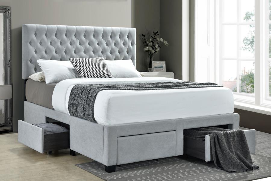 Soledad - Upholstered Storage Panel Bed CoasterEssence