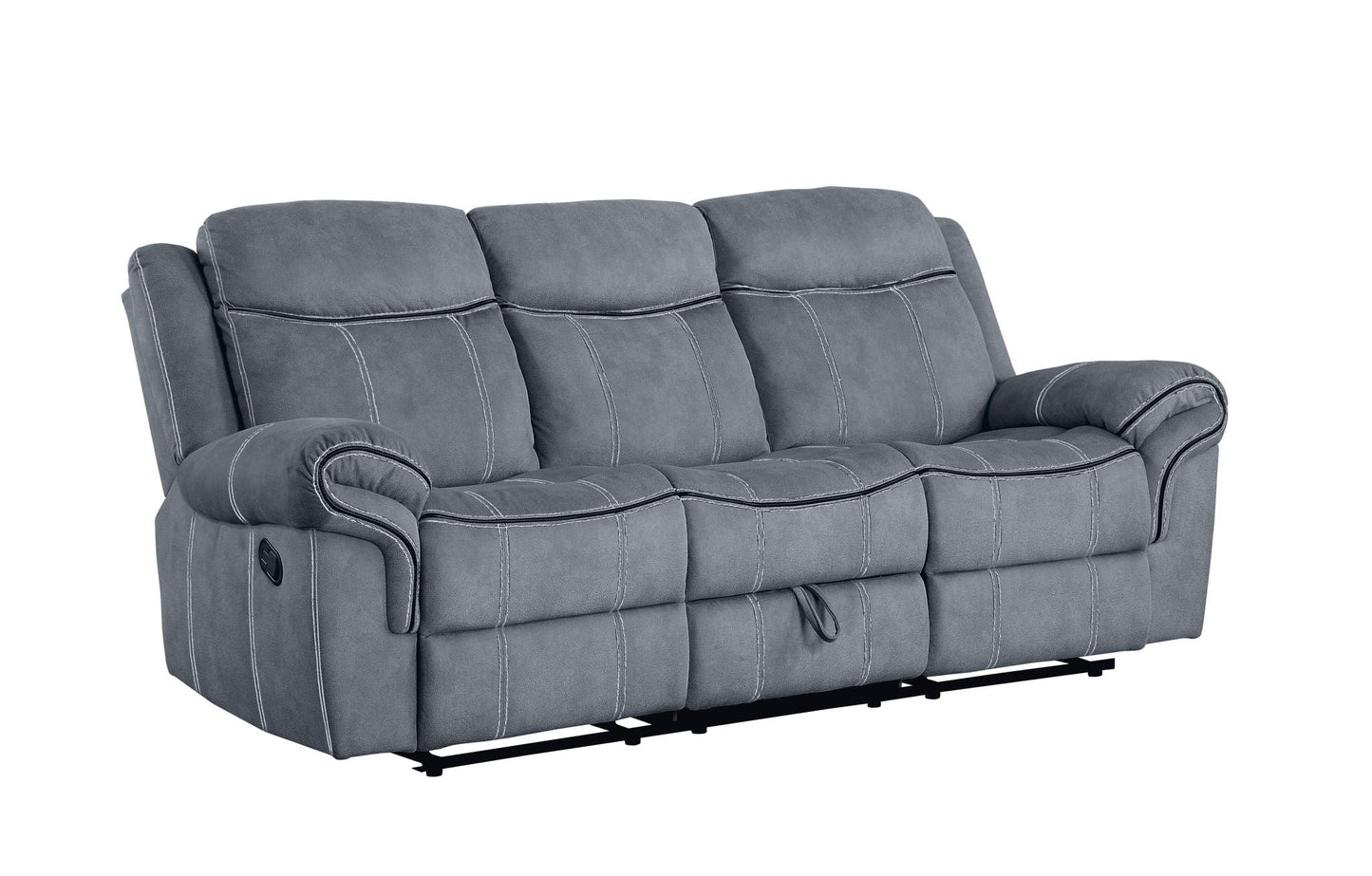Zubaida - Two Tone Velvet 3 Piece Recliner Living Room Set Acme