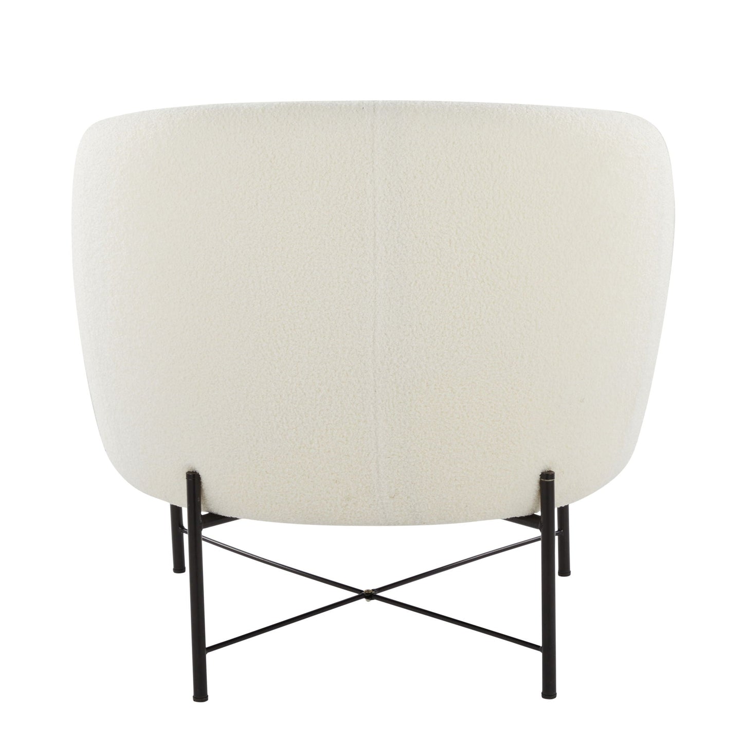 Chloe - Contemporary Chair - Black / White Lumi Source