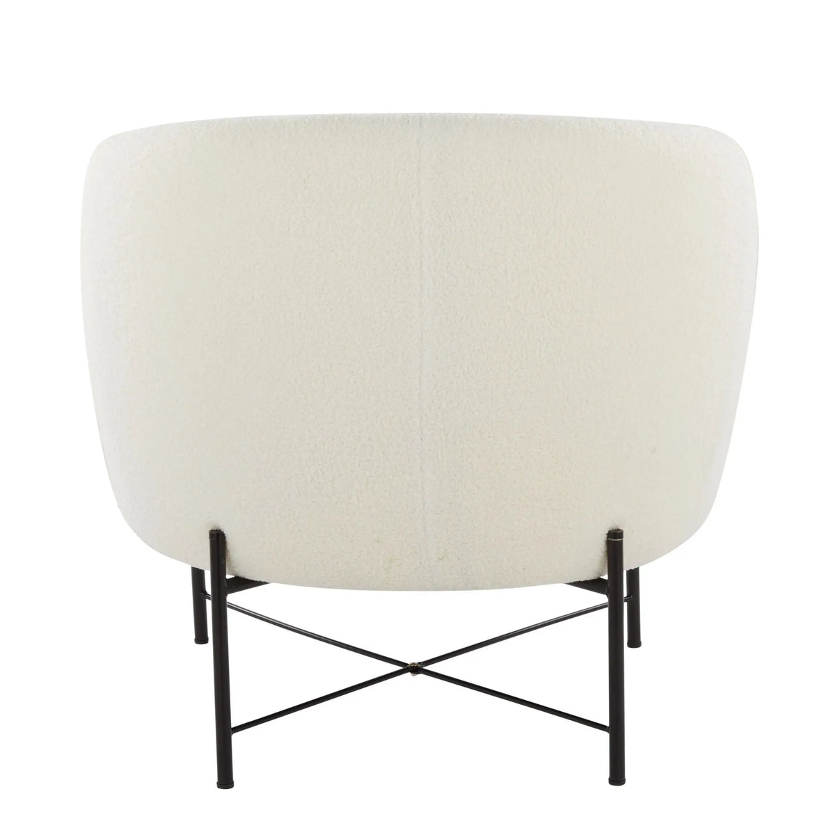 Chloe - Contemporary Chair - Black / White Lumi Source
