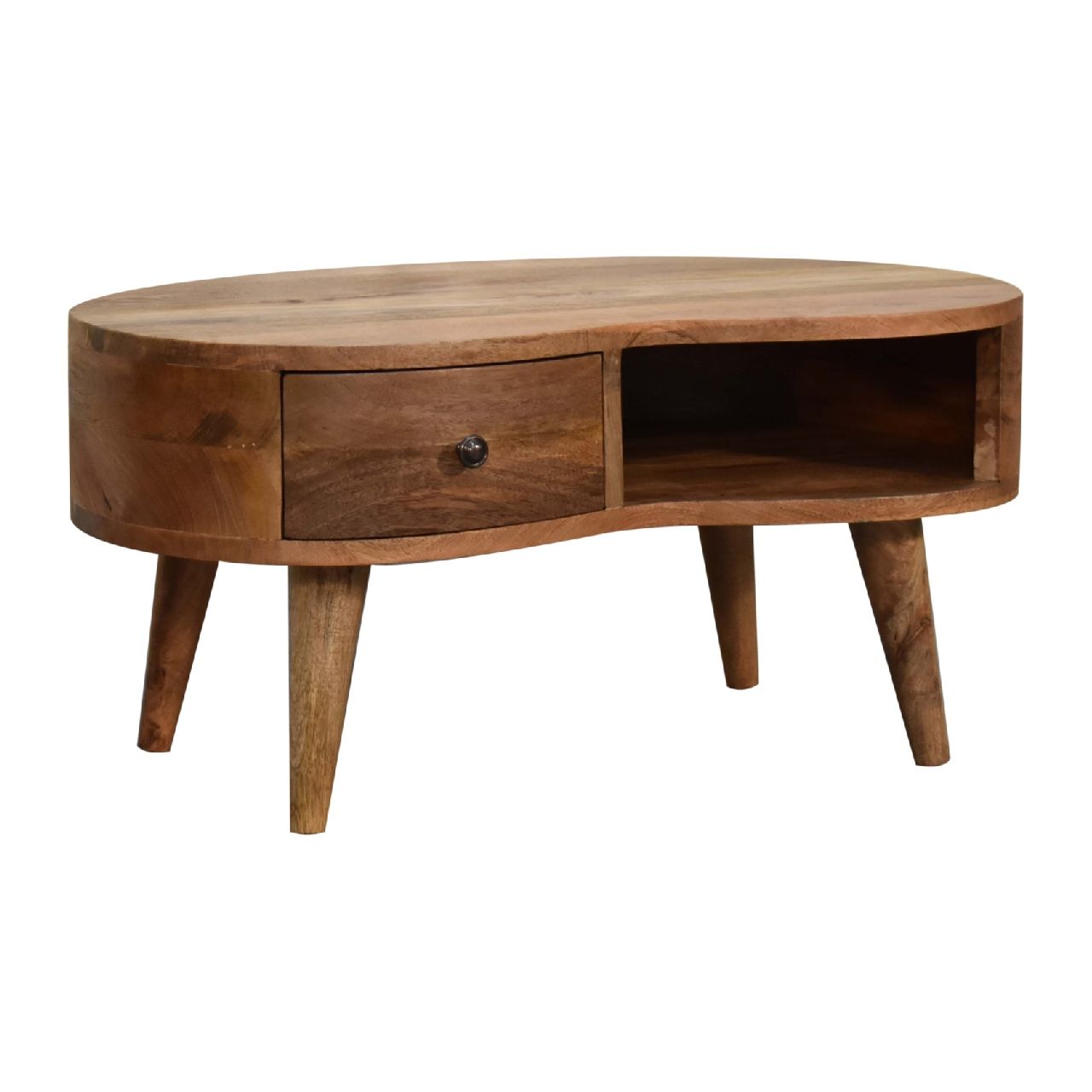 Wave Coffee Table With 1 Drawer Artisan Furniture