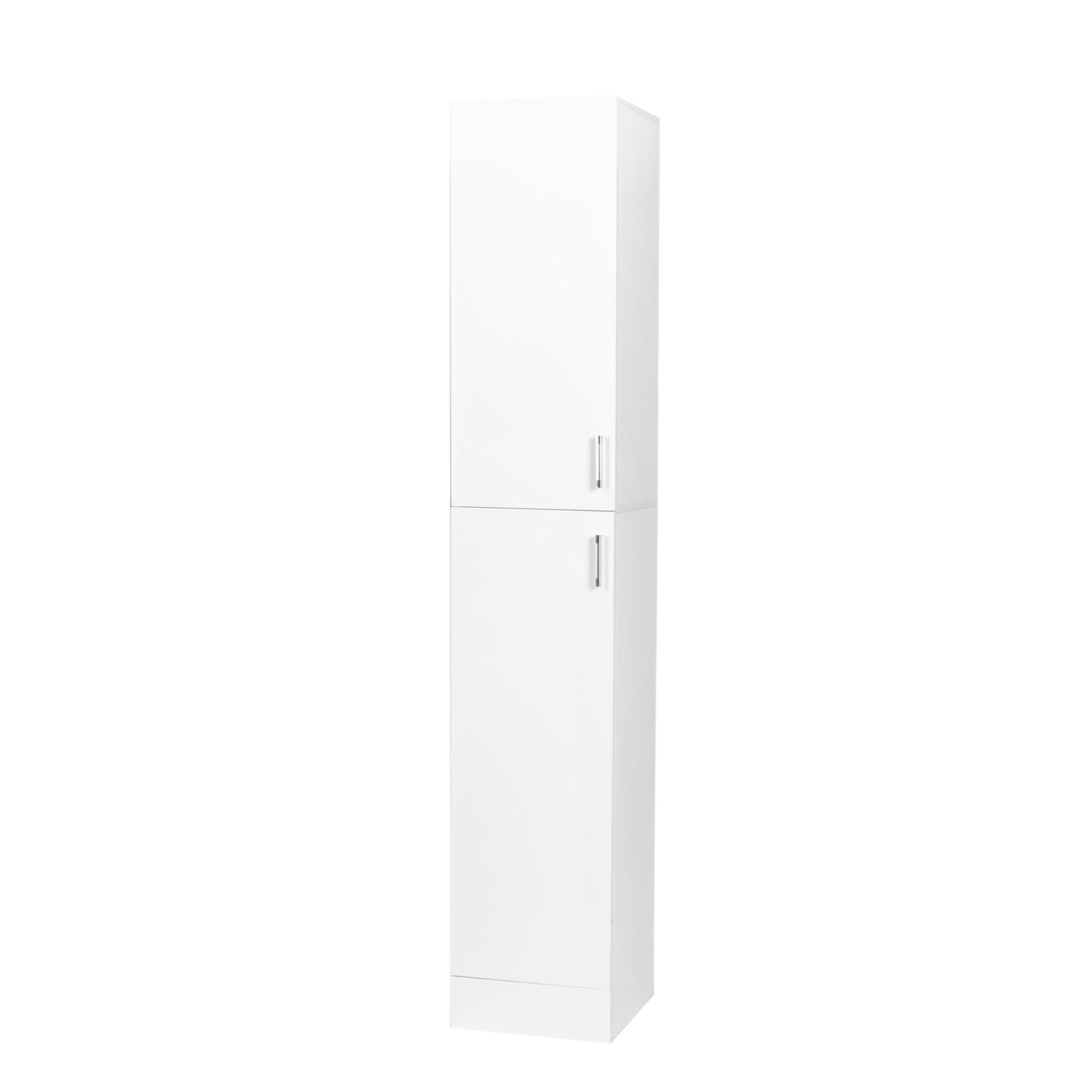 Freestanding Cabinet With Inadjustable Shelves And Two Doors For Kitchen, Dining Room - White Home Essentials