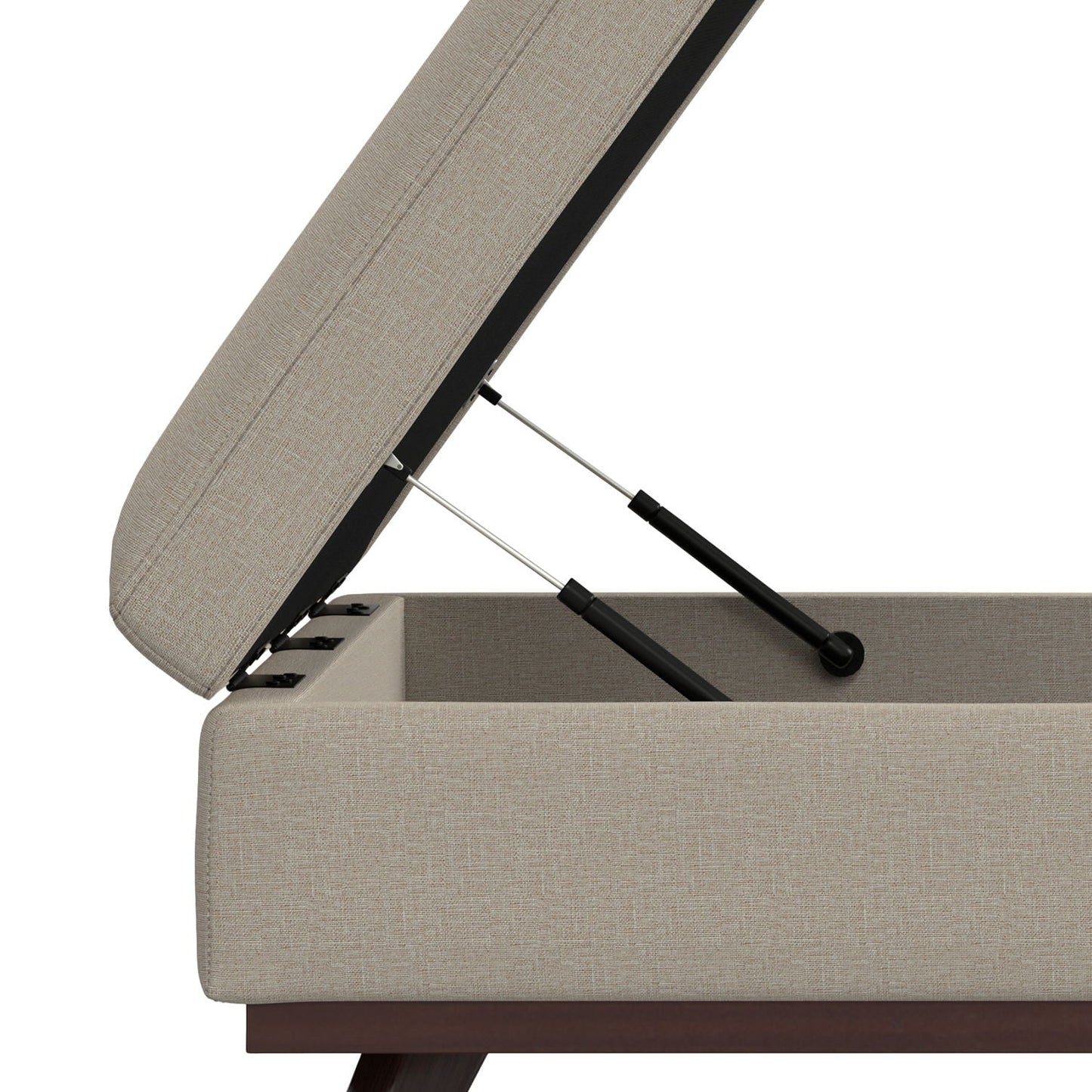 Owen - Multifunctional Square Coffee Table Storage Ottoman Simpli-Home