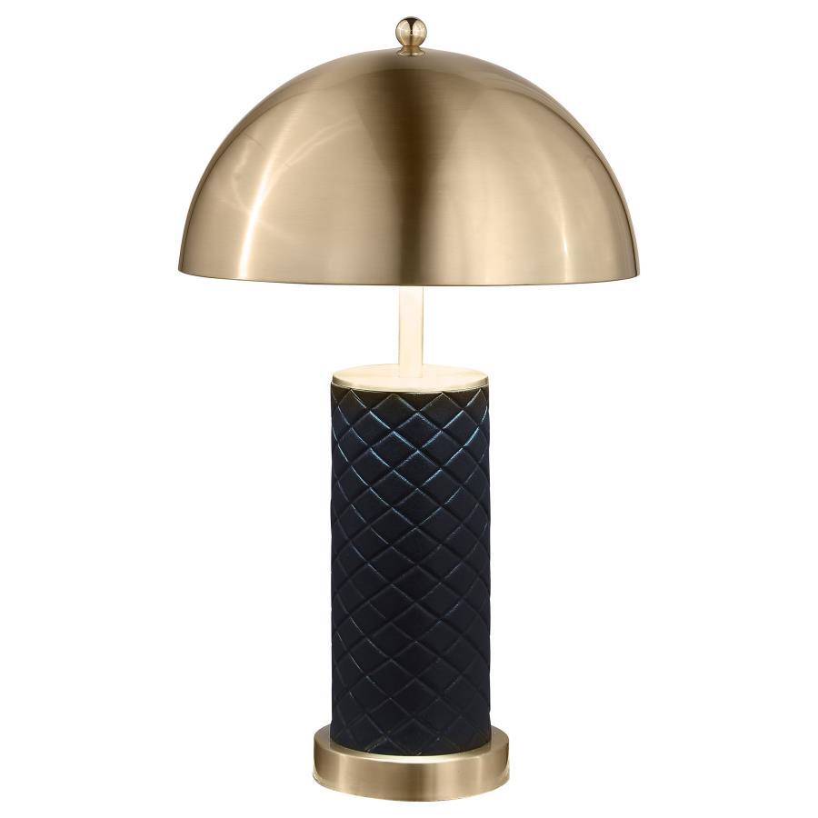 Ferris - Dome Quilted Table Lamp (Set of 2) - Black Coaster Fine Furniture