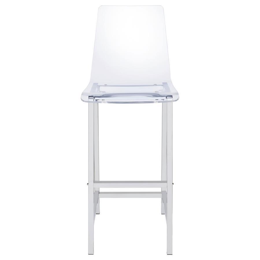 Juelia - Chrome Stools (Set of 2) CoasterEssence
