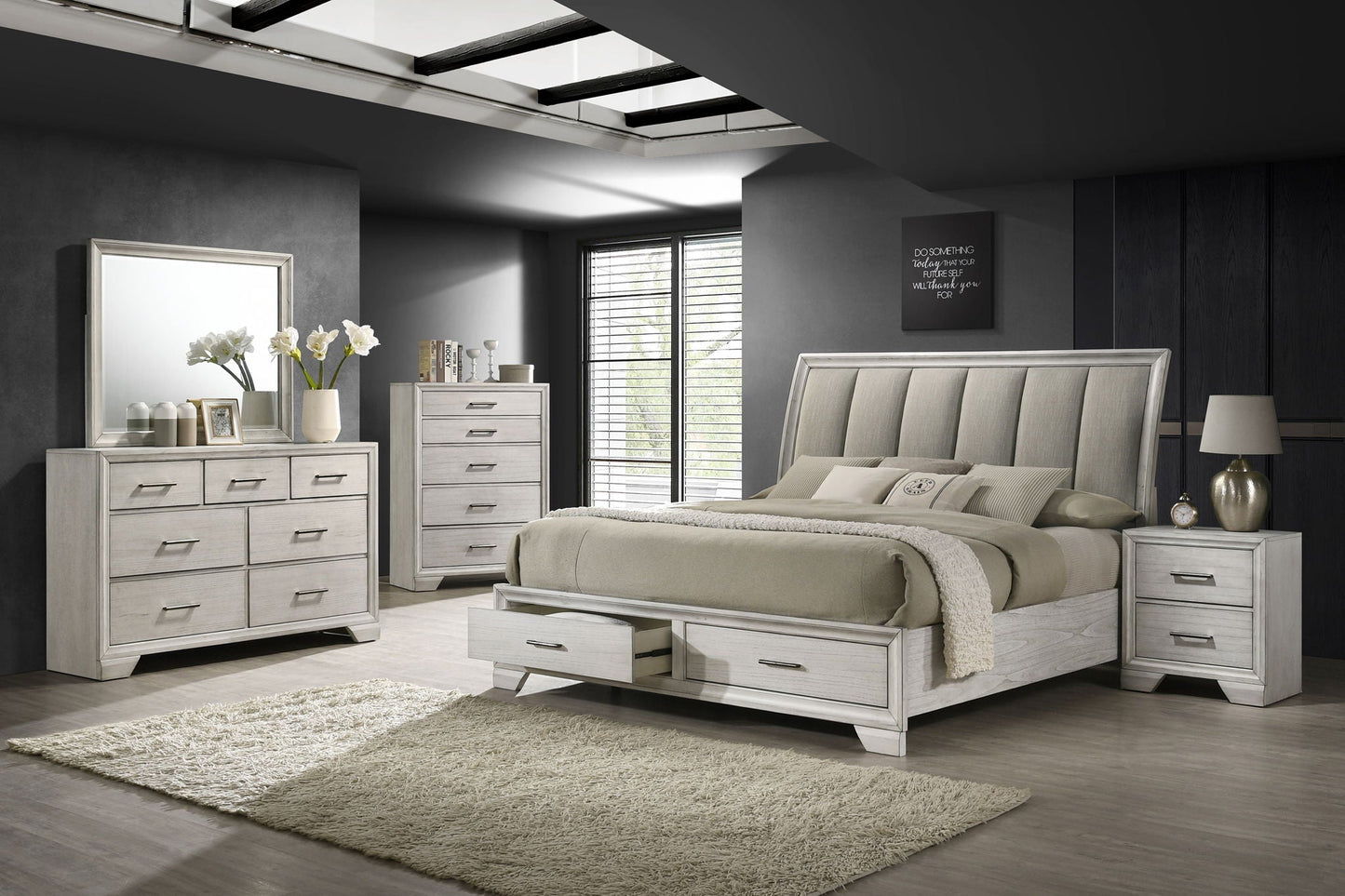 Jaymes - Storage Bed Crown Mark