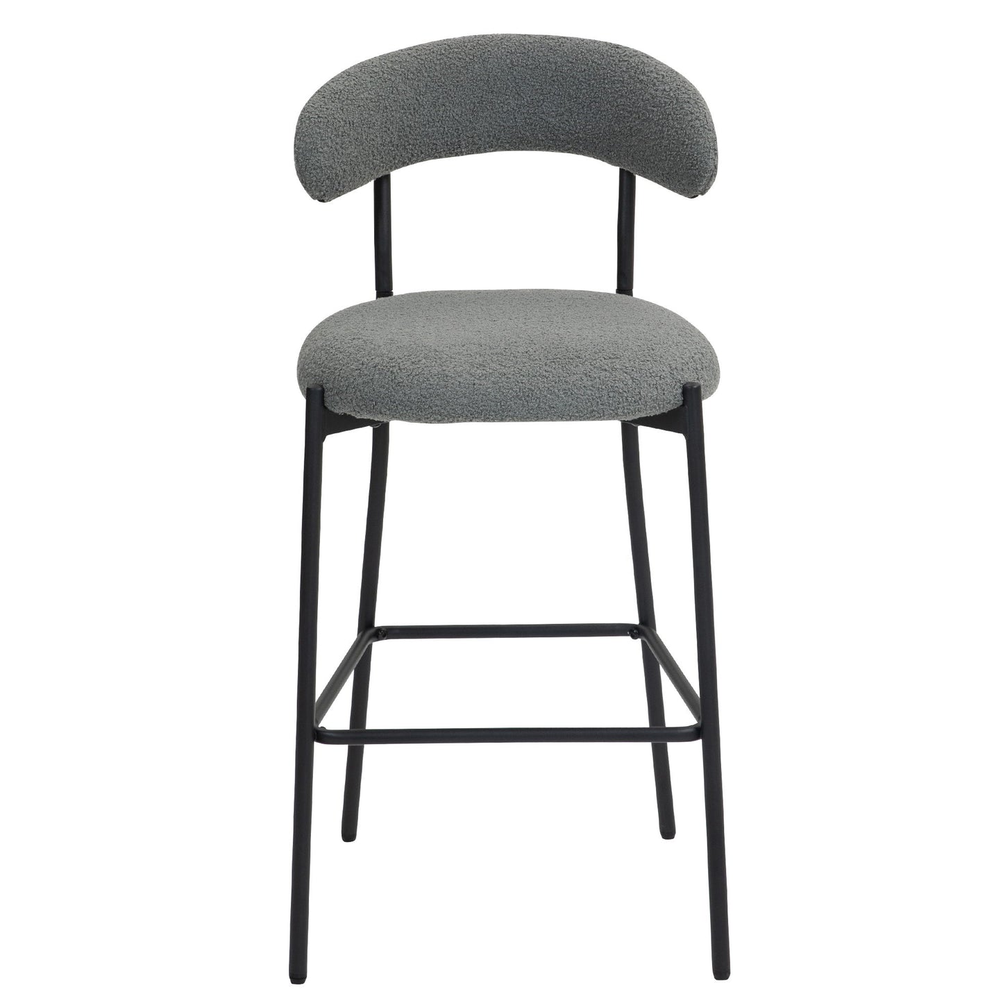 Counter Height Bar Stools With Powder Coating Base And Footrest Home Essentials