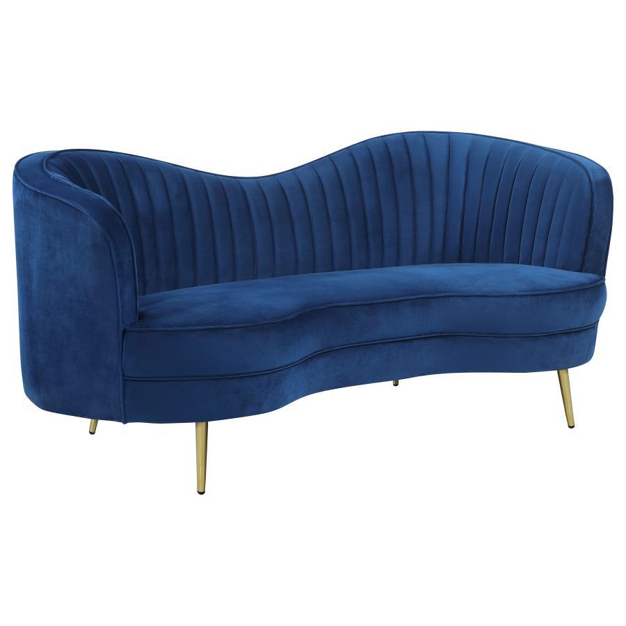 Sophia - Upholstered Channel Tufted Loveseat CoasterEssence