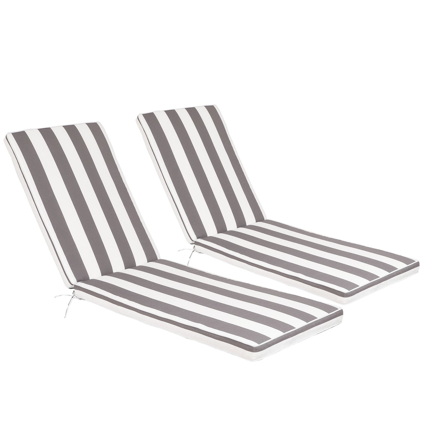 2 Pieces Set Outdoor Lounge Chair Cushion Replacement Patio Furniture Seat Home Essentials