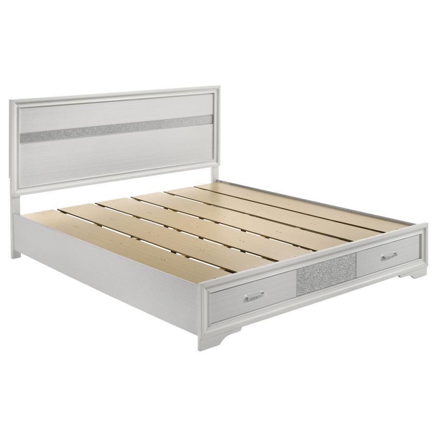 Miranda - Storage Wood Panel Bed CoasterEveryday