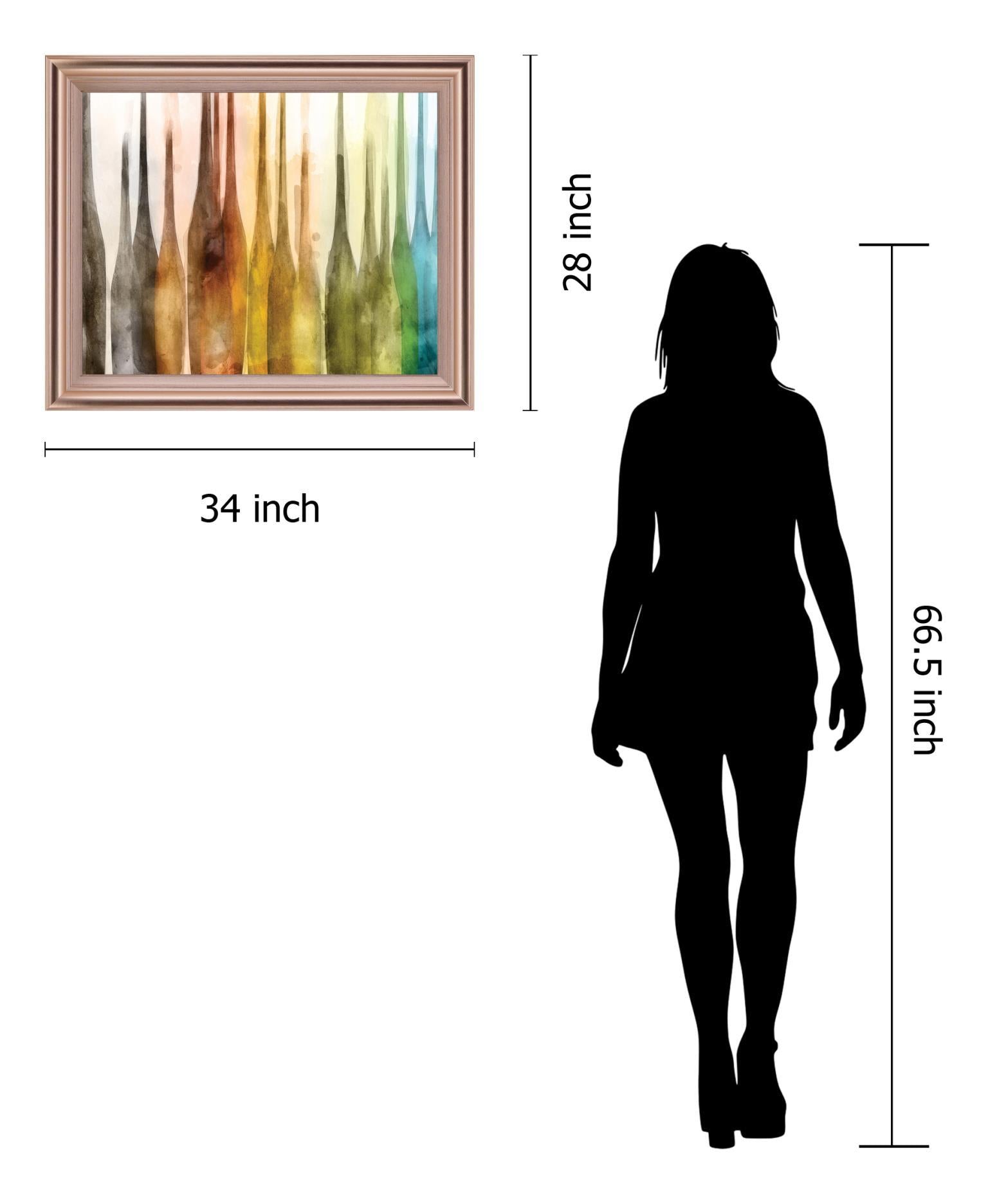 Sunlit Silhouettes - 28" x 34" Framed Wall Art Classy Art