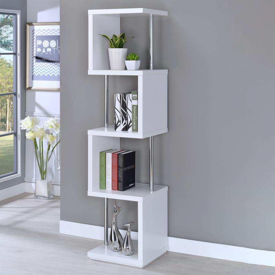 Baxter - 4-shelf Bookcase CoasterEveryday