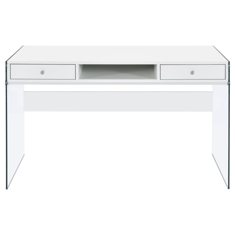 Dobrev - 2-Drawer Writing Desk CoasterEveryday