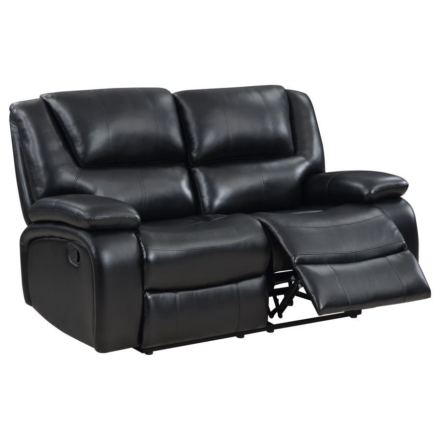 Camila - Upholstered Motion Reclining Loveseat Coaster Fine Furniture