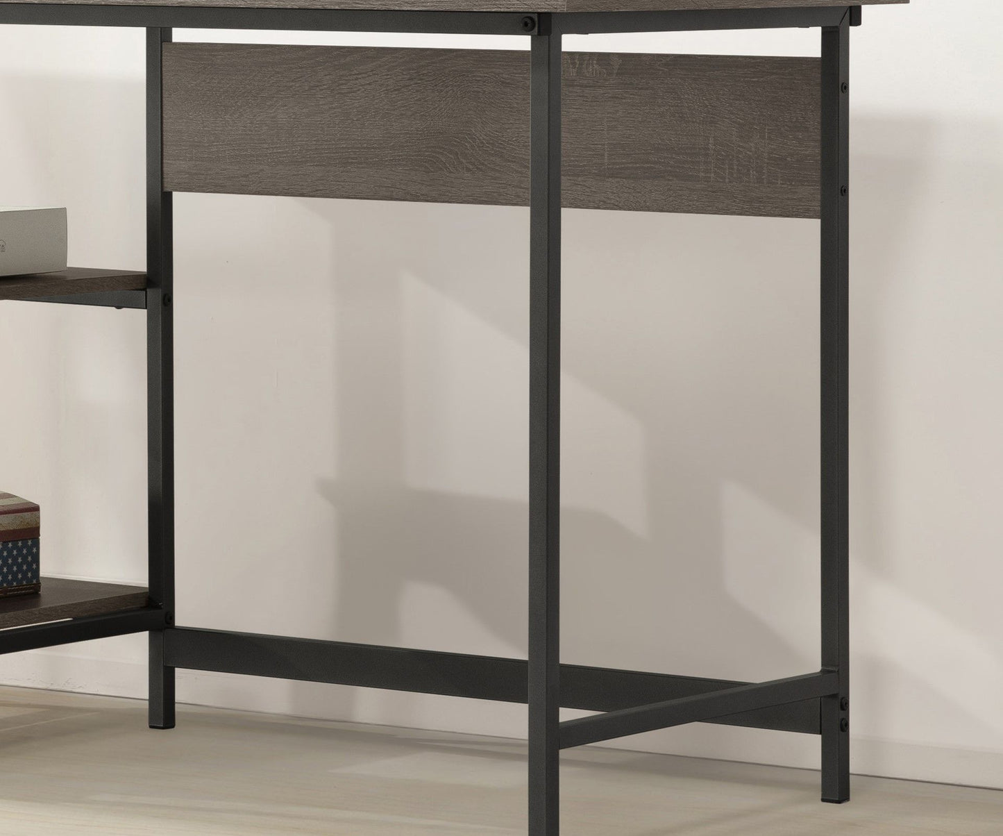 Weathered Desk - Gray Bernards Furniture