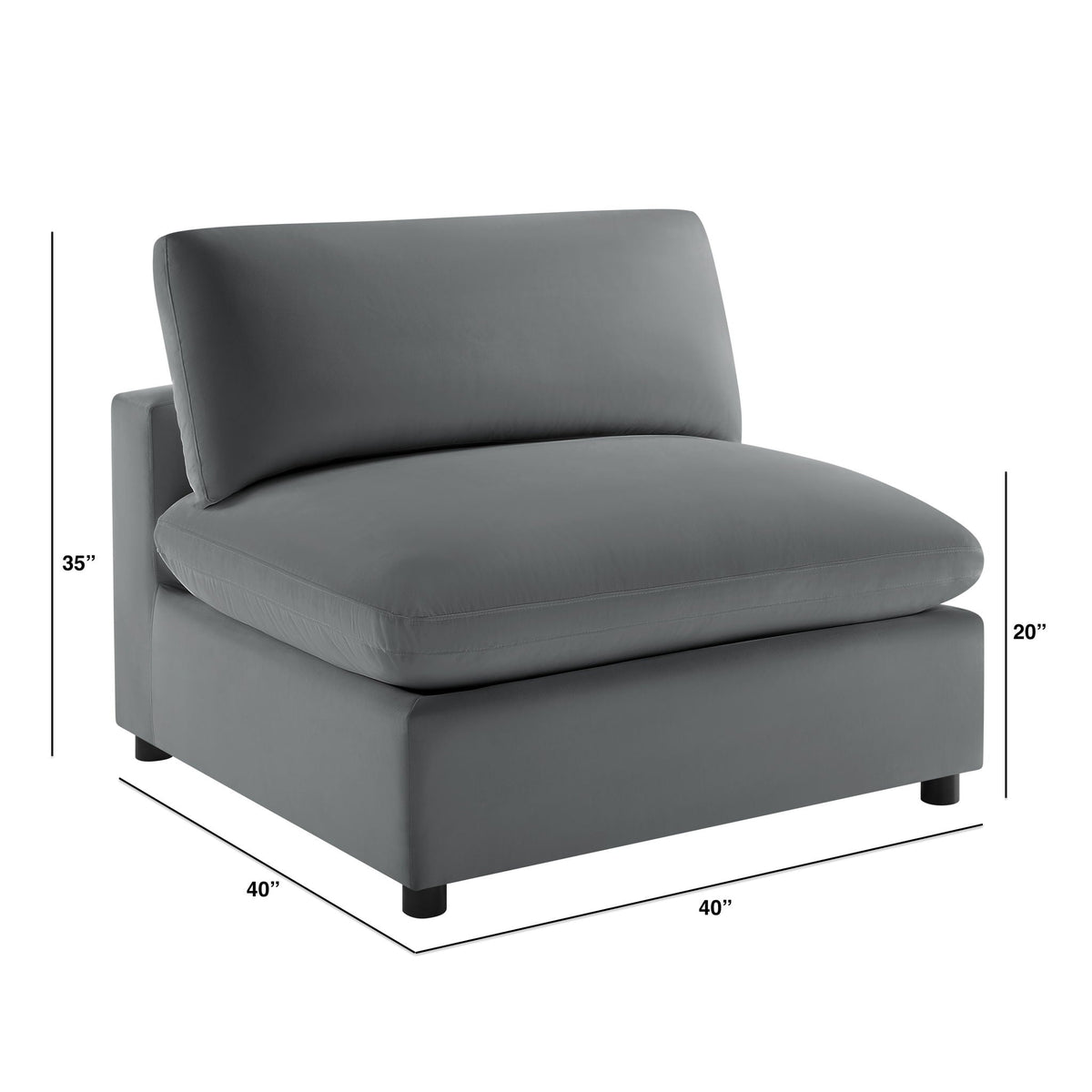 Caylie - Armless Slipper Chair Ridgecrest Home