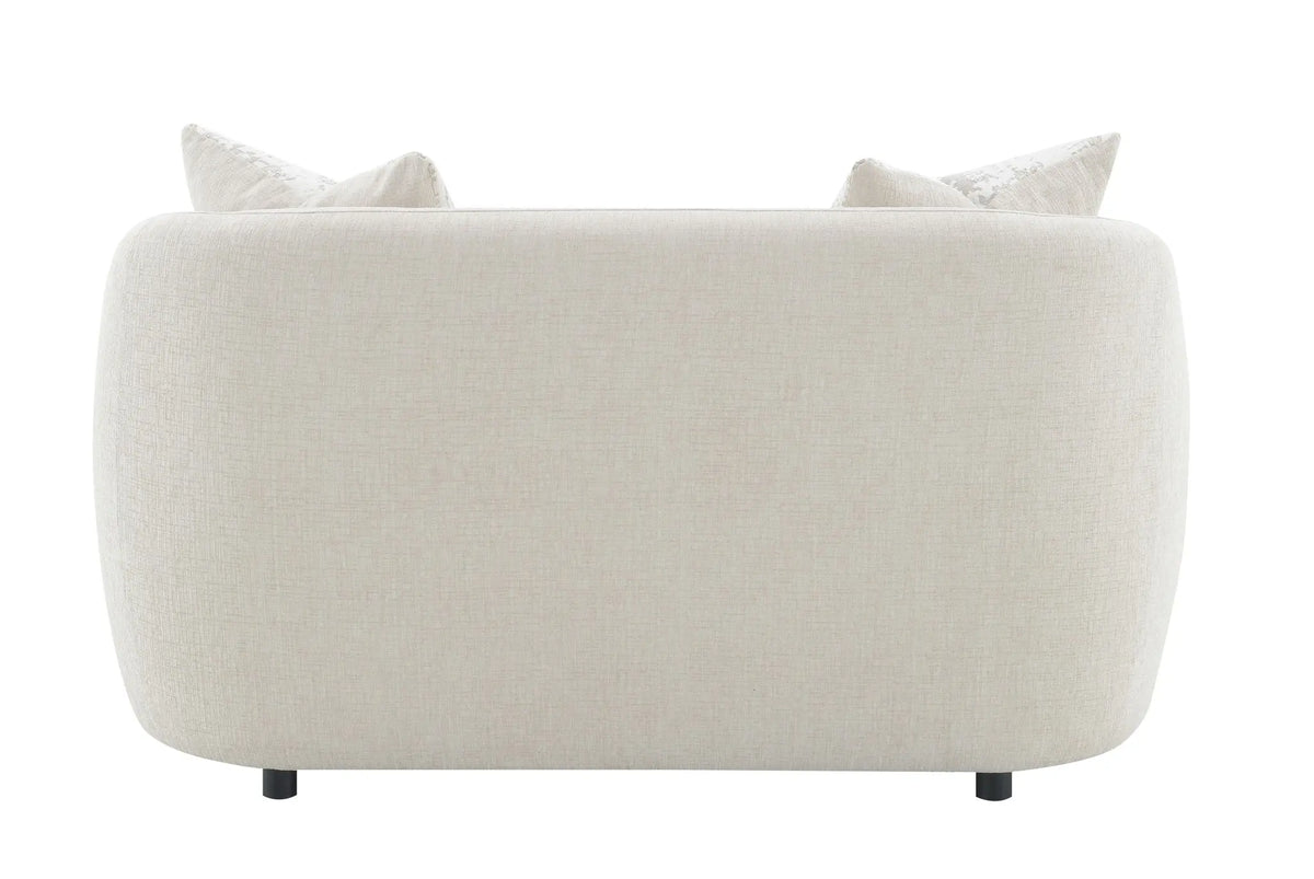 Etienne - Loveseat With 3 Pillows - Beige Acme