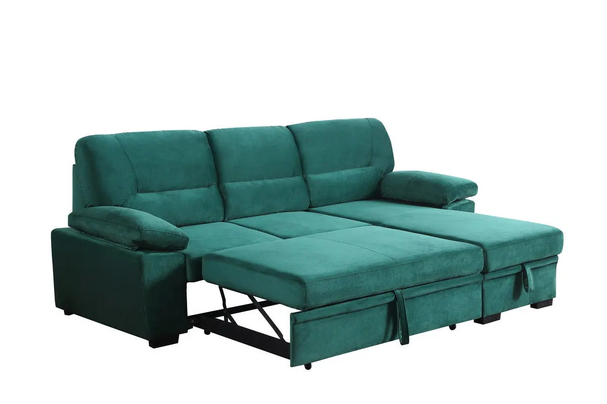 Kipling - Reversible Sleeper Sectional Sofa Chaise Lilola Home