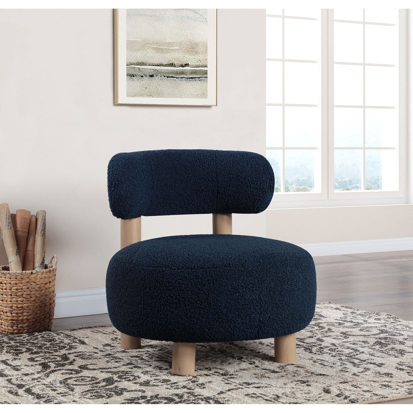 Calianna - Barrel Back Accent Chair Furniture Max