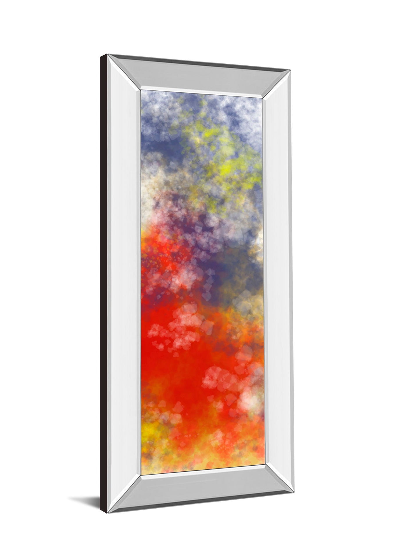 Vapor I. B By Jason Johnson - Mirror Framed Print Wall Art - Red