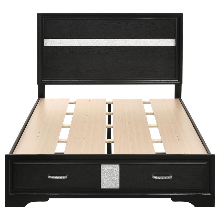 Miranda - Wood Storage Panel Bed CoasterEveryday
