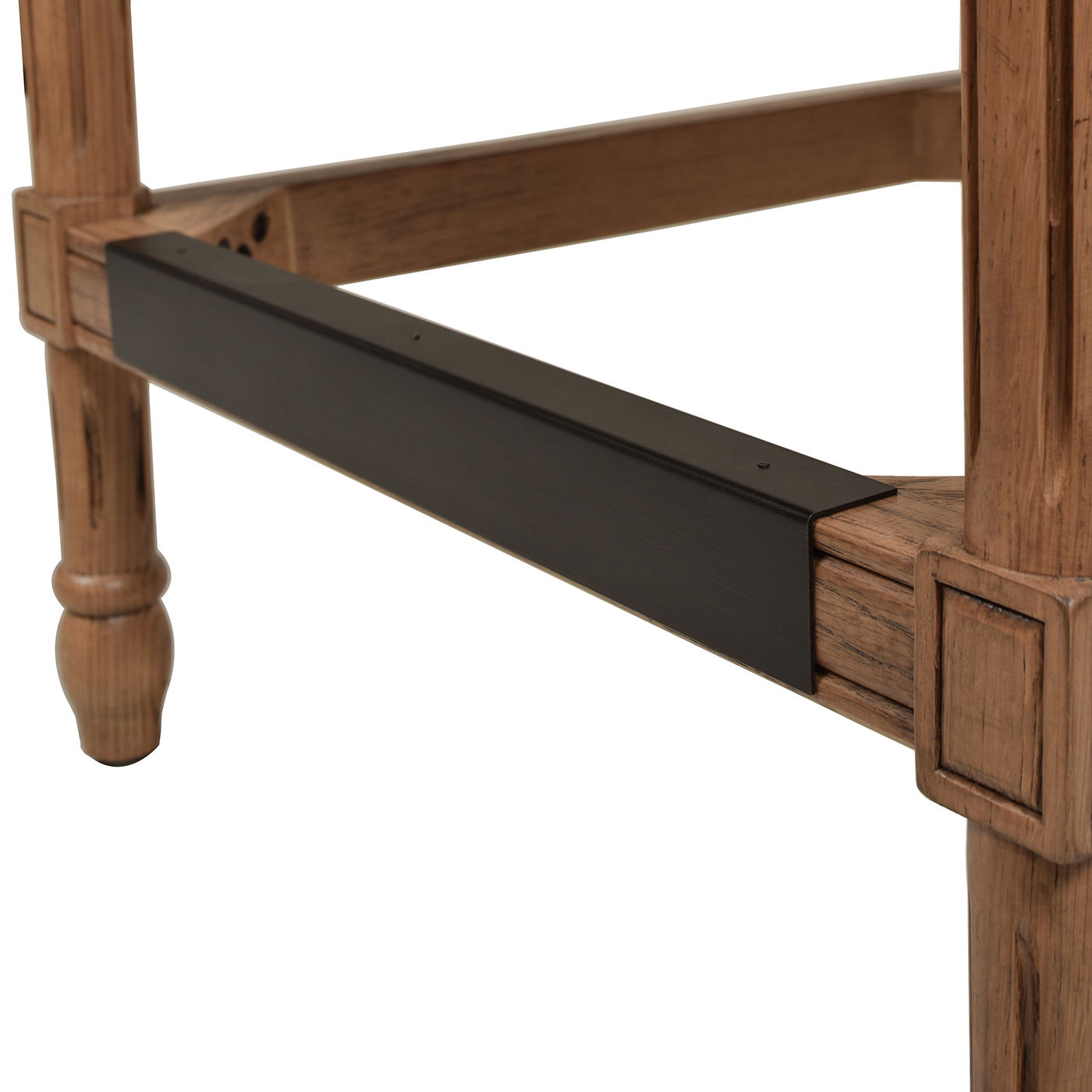 Triomphe - Rattan Wicker High Back Armless Counter Bar Stool Jennifer Taylor Home