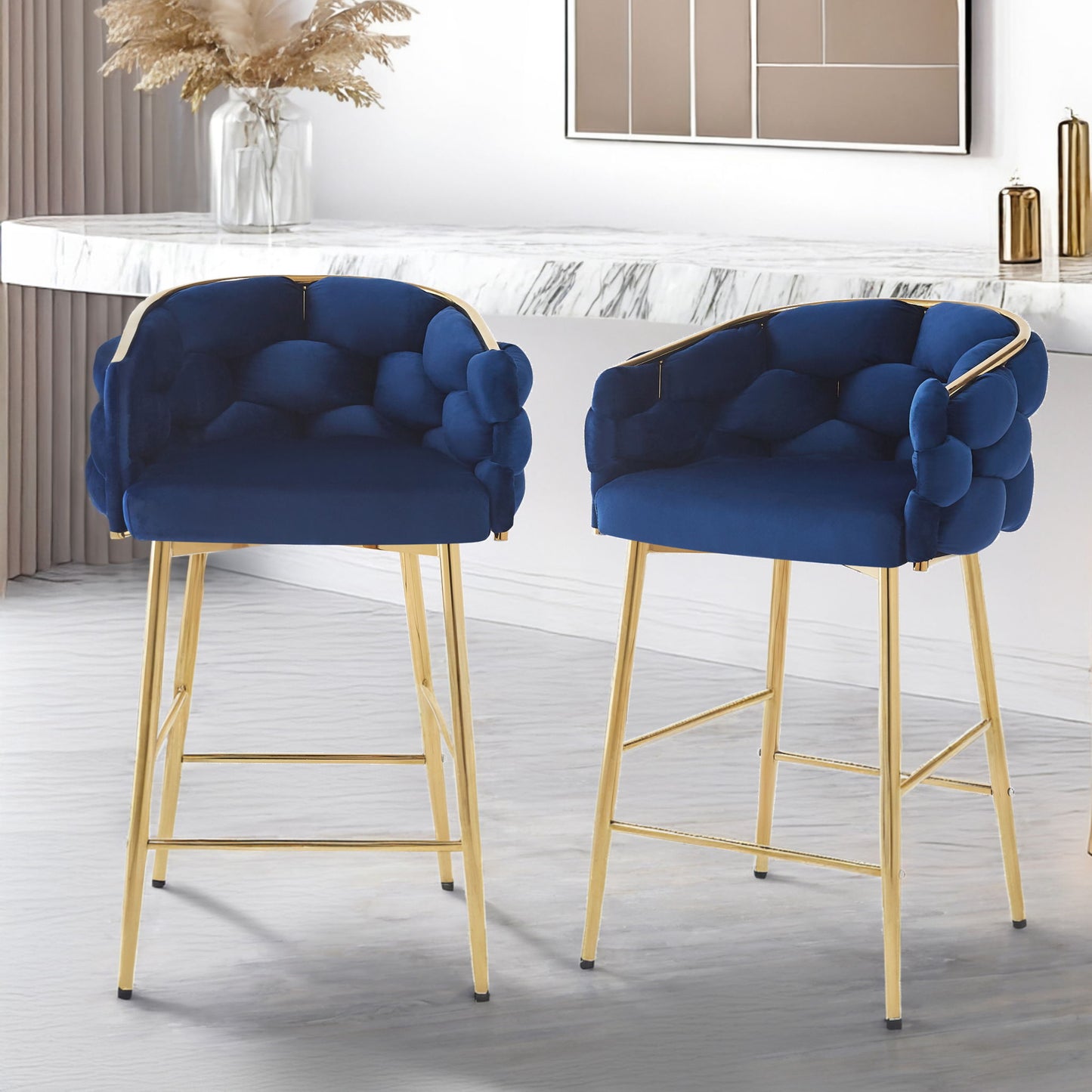 Modern Counter Stools (Set of 2) Noble House