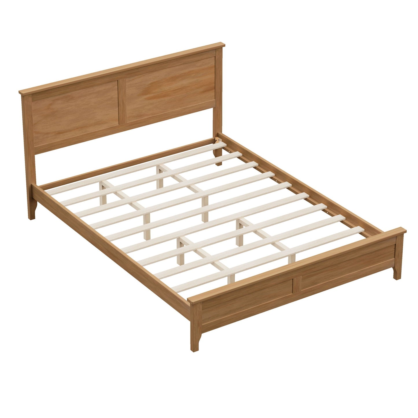 Modern Solid Wood Platform Bed Hearth and Haven