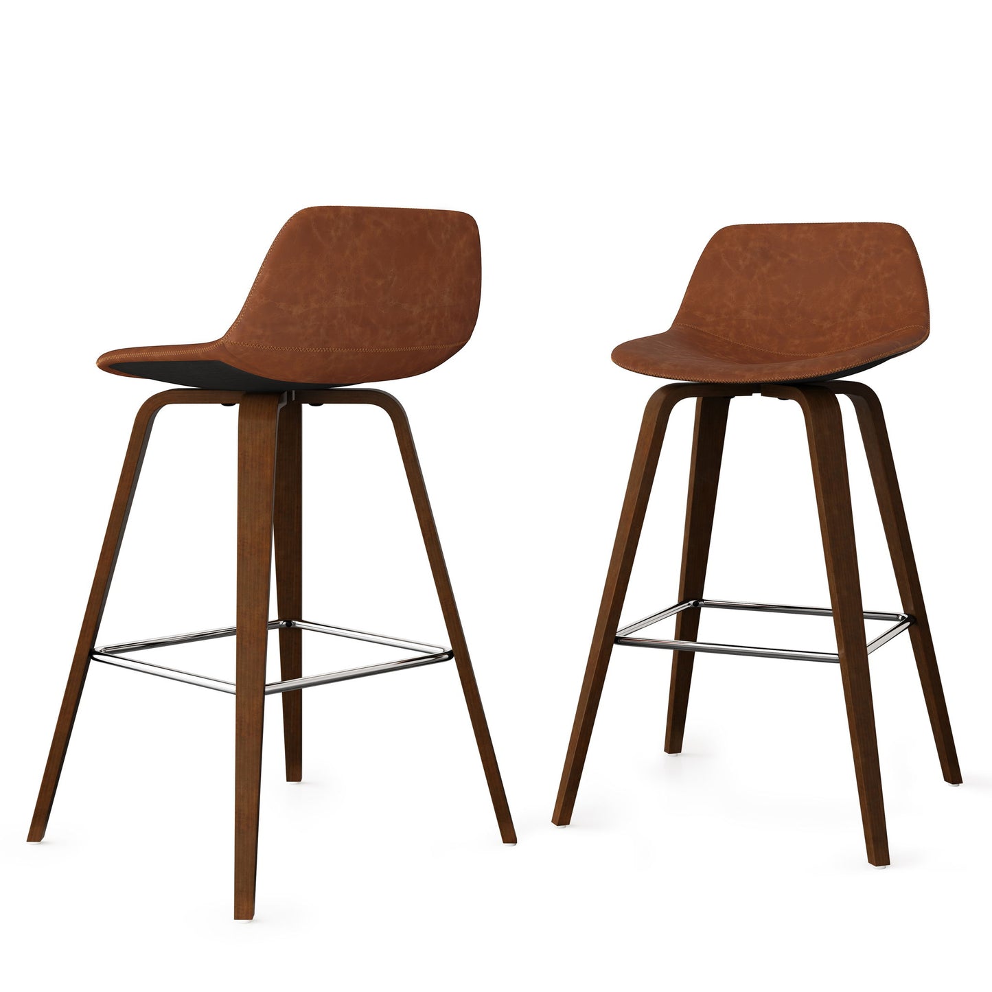 Randolph Bentwood - Counter / Bar Height Stool (Set of 2) Simpli-Home