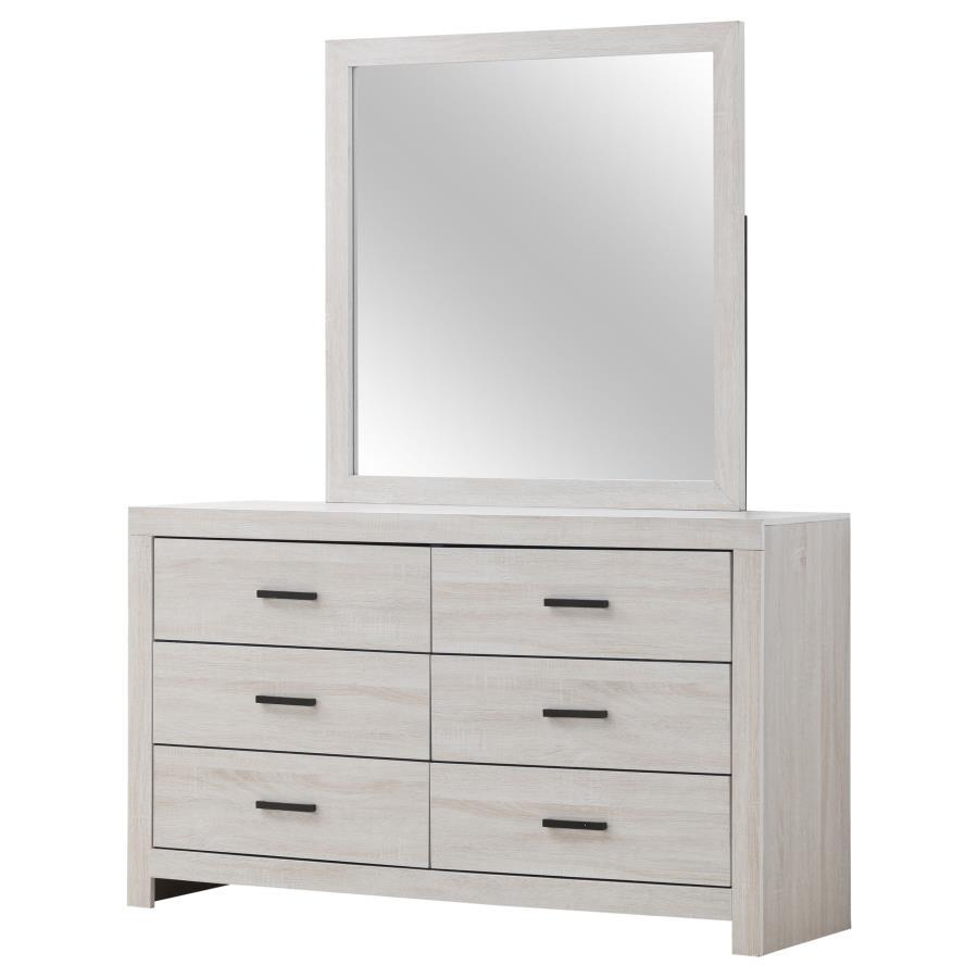 Brantford - 6-Drawer Dresser With Mirror CoasterEveryday