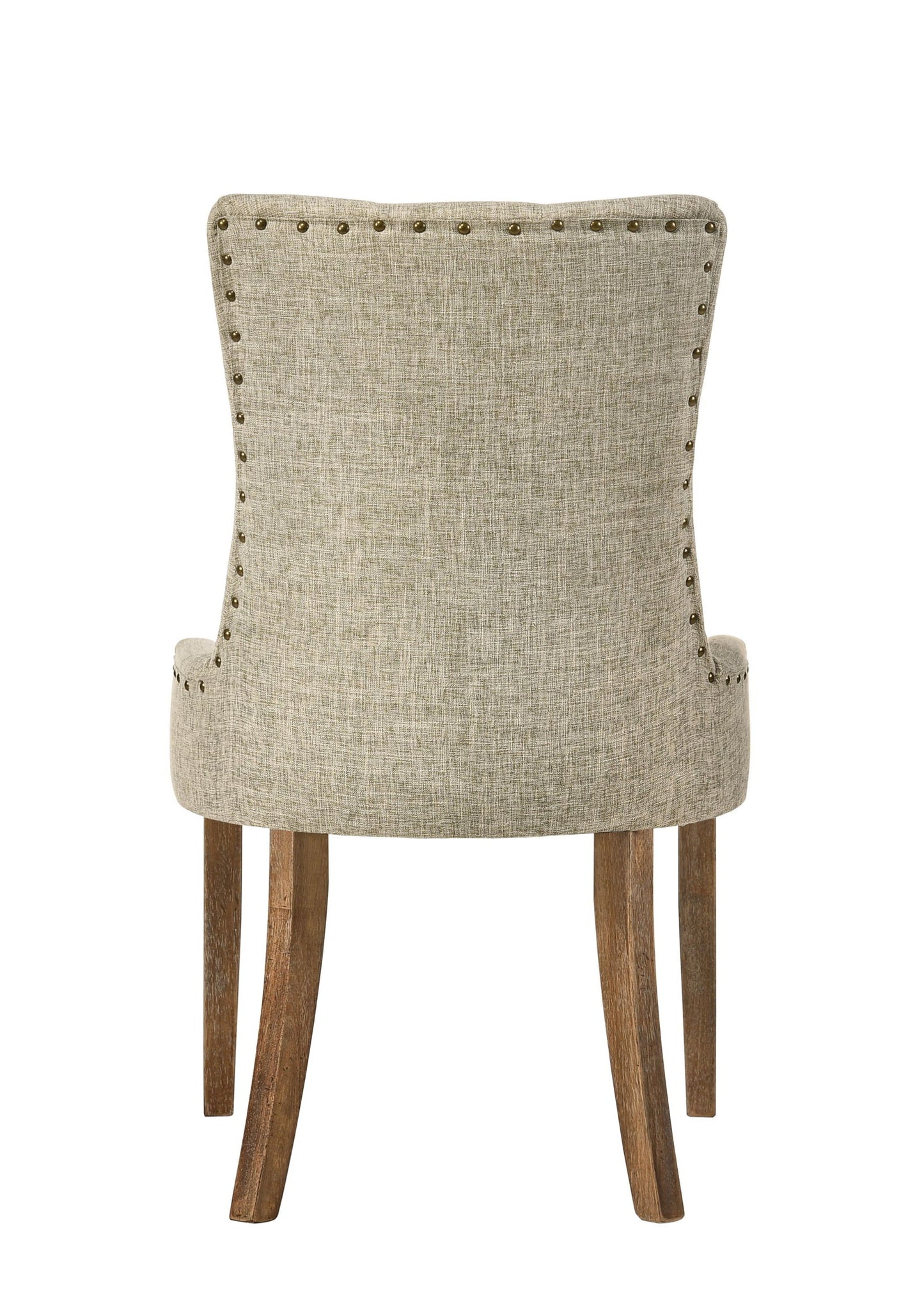 Yotam - Side Chair (Set of 2) - Beige / Oak Acme