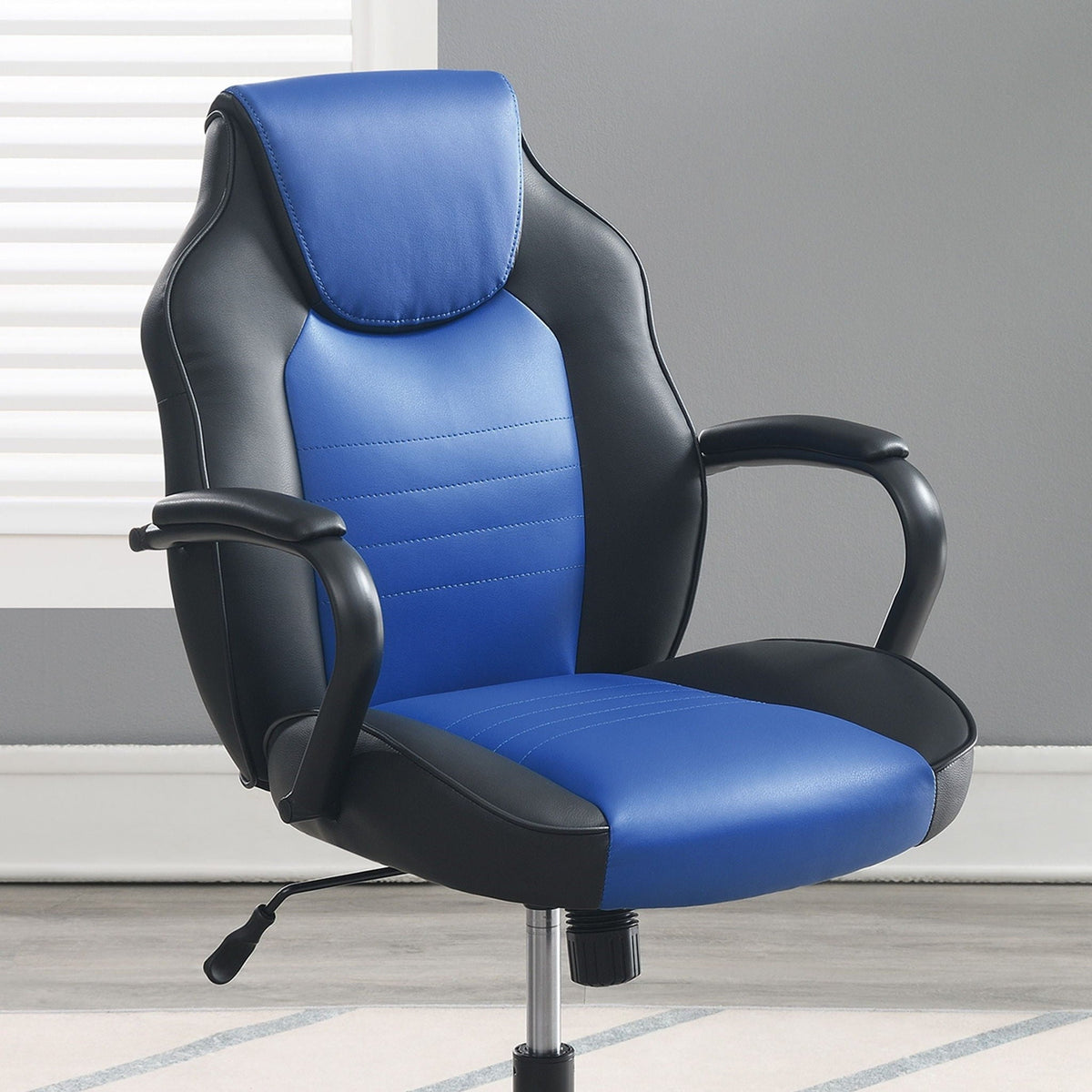 Gaming And Office Chair With Padded Arms, Adjustable Height Home Essentials