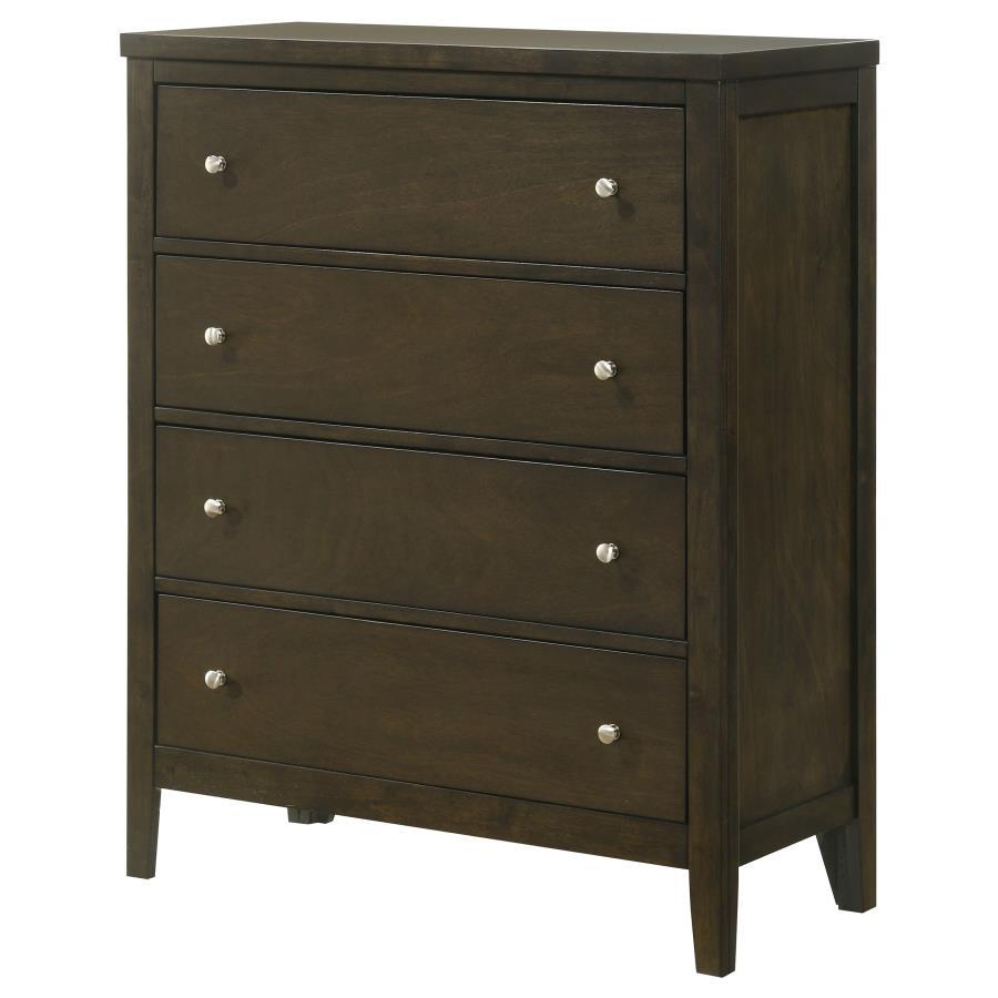 Wilkes - 4-Drawer Chest Of Drawers - Dark Cocoa Coaster Fine Furniture